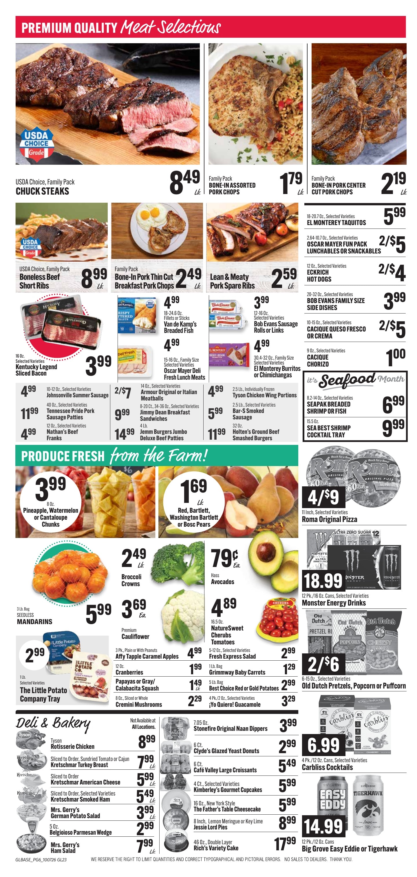 Bender's Foods (Bellevue, IA) Weekly Ad October 7 - 13, 2026