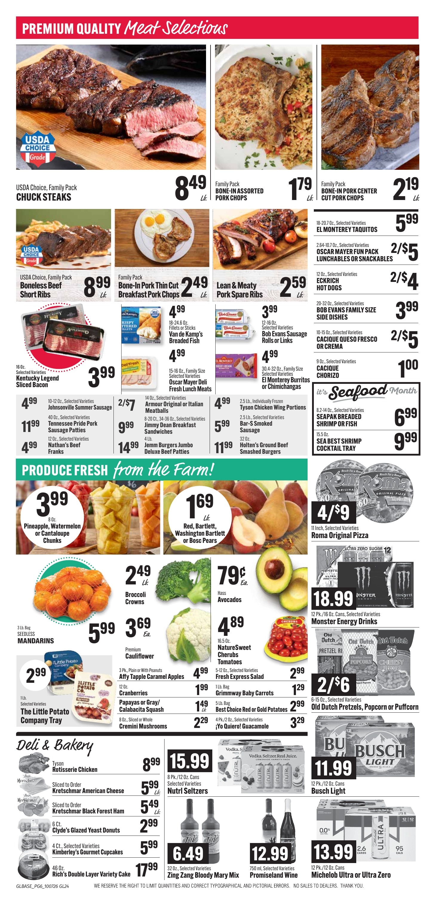 Bender's Foods (Guttenberg, IA) Weekly Ad October 7 - 13, 2026