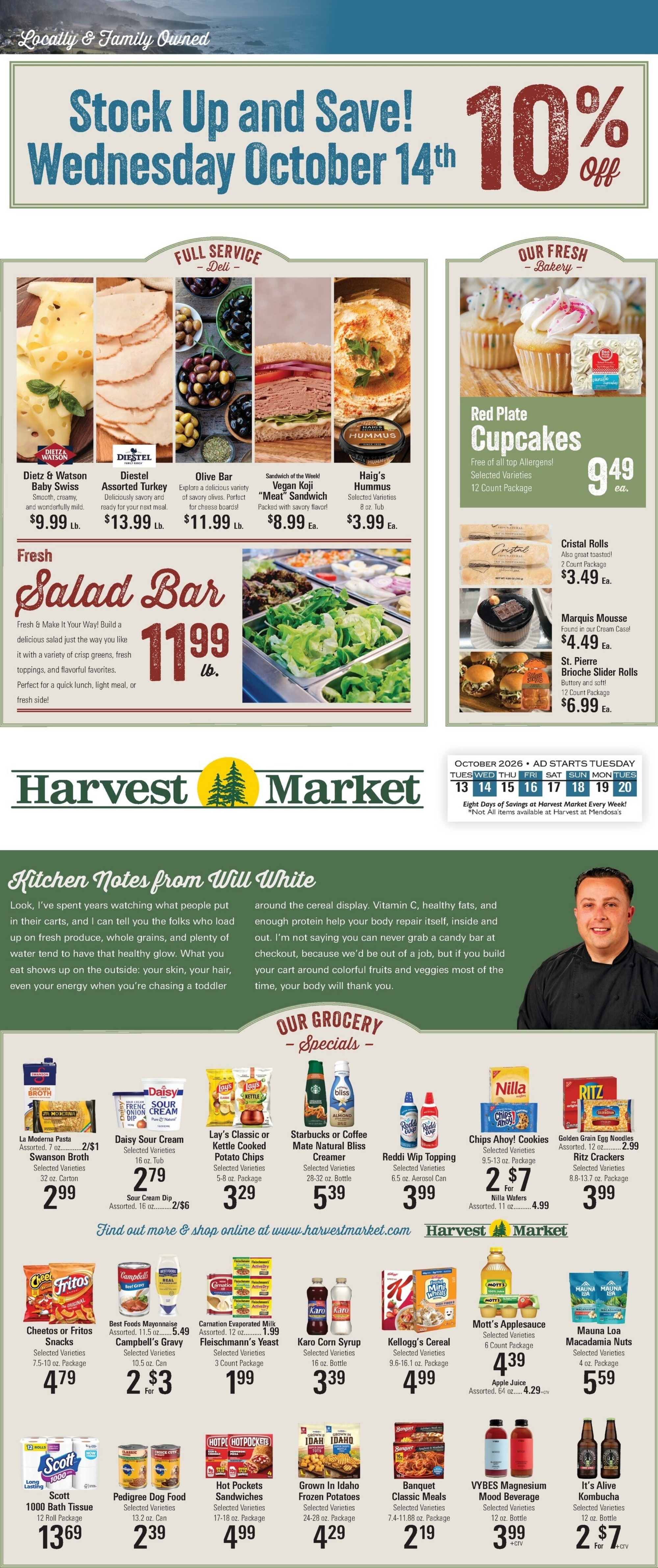 Harvest Market Fort Bragg Weekly Ad October 13 - 20, 2026