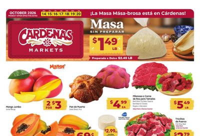 Cardenas Markets (El Monte Area, CA) Weekly Ad October 14 - 20, 2026