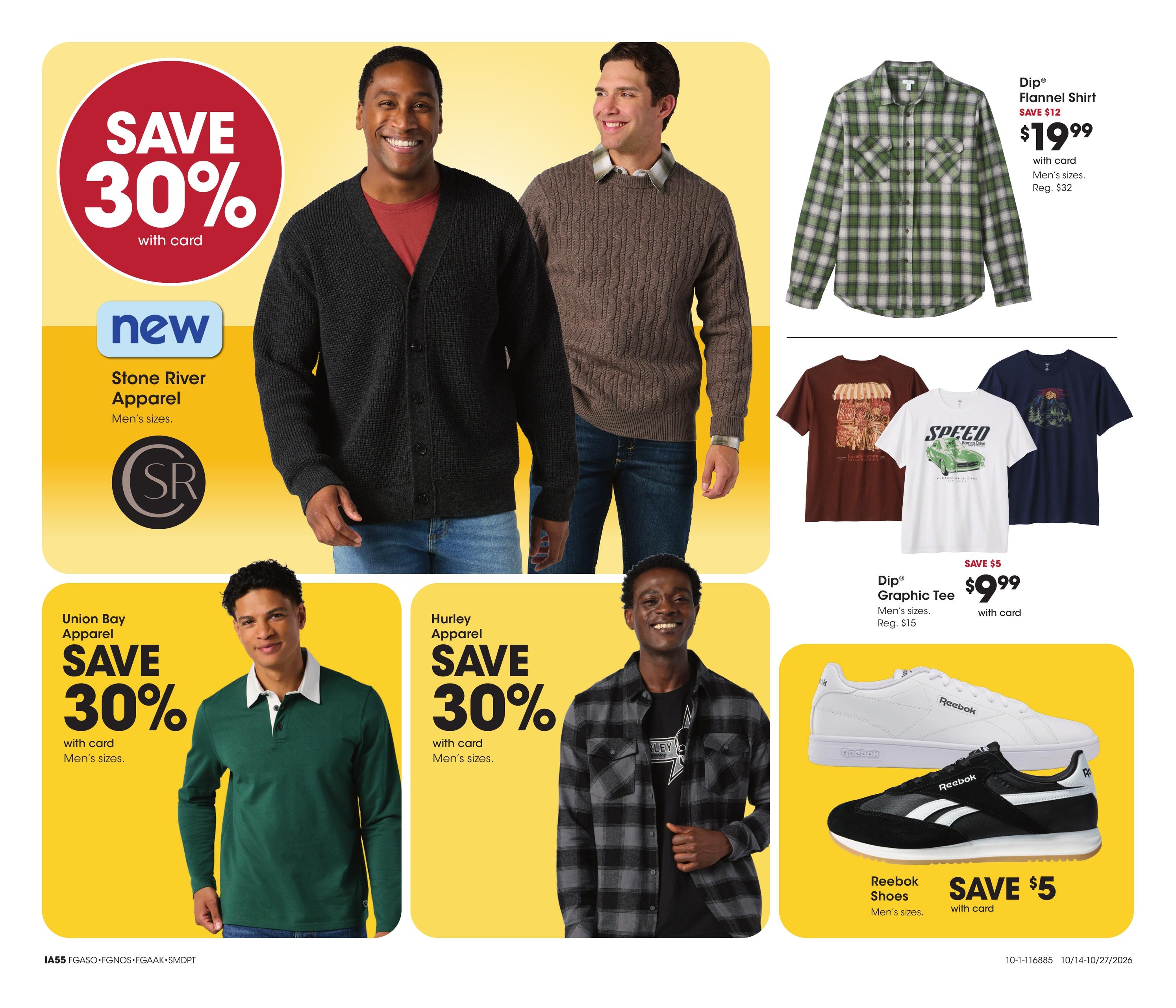 Fred Meyer (Dorris Area, CA) Home & Apparel Weekly Ad October 14 - 27, 2026