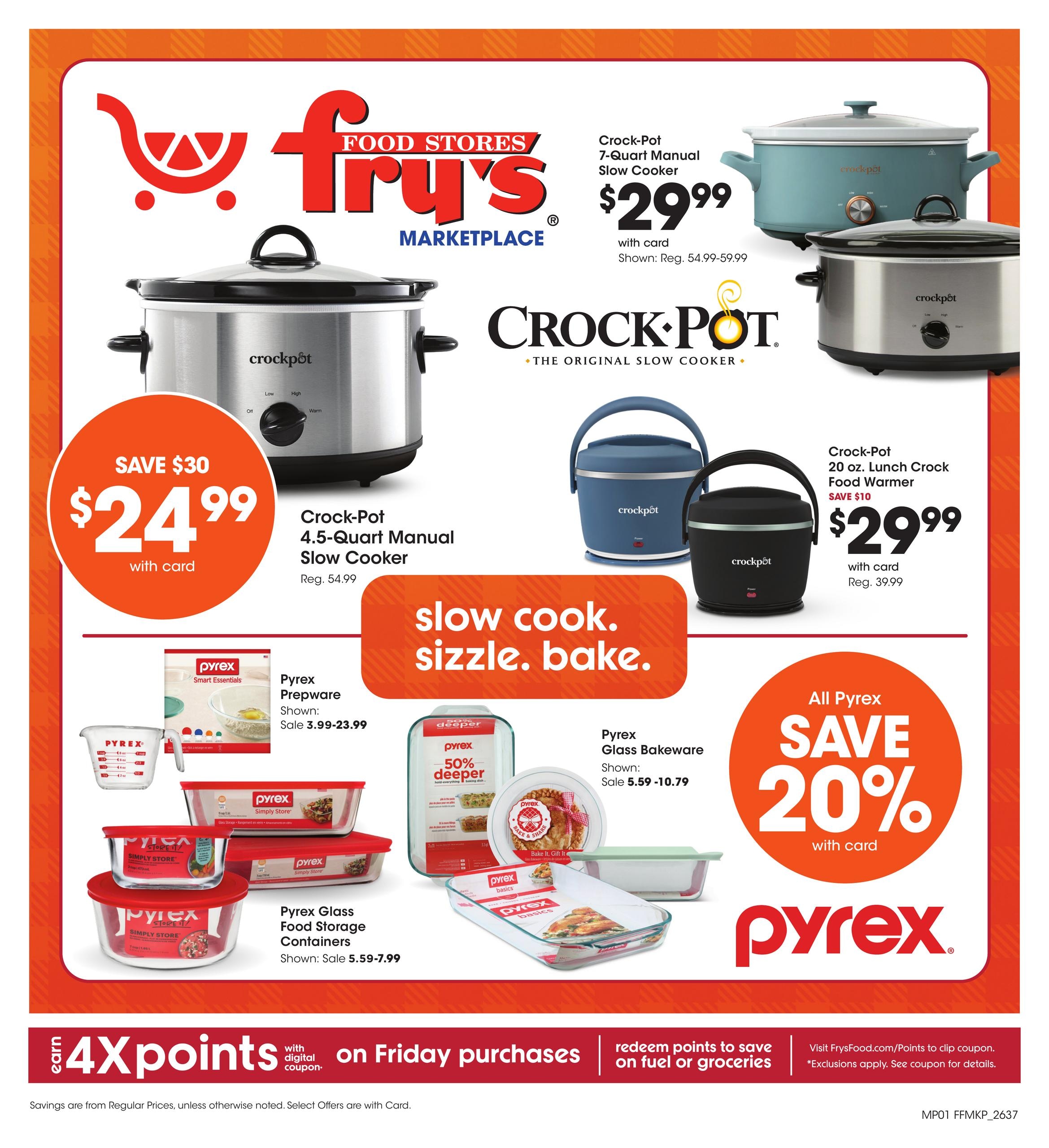 Fry's Food Stores Home & Apparel Weekly Ad October 14 - 27, 2026