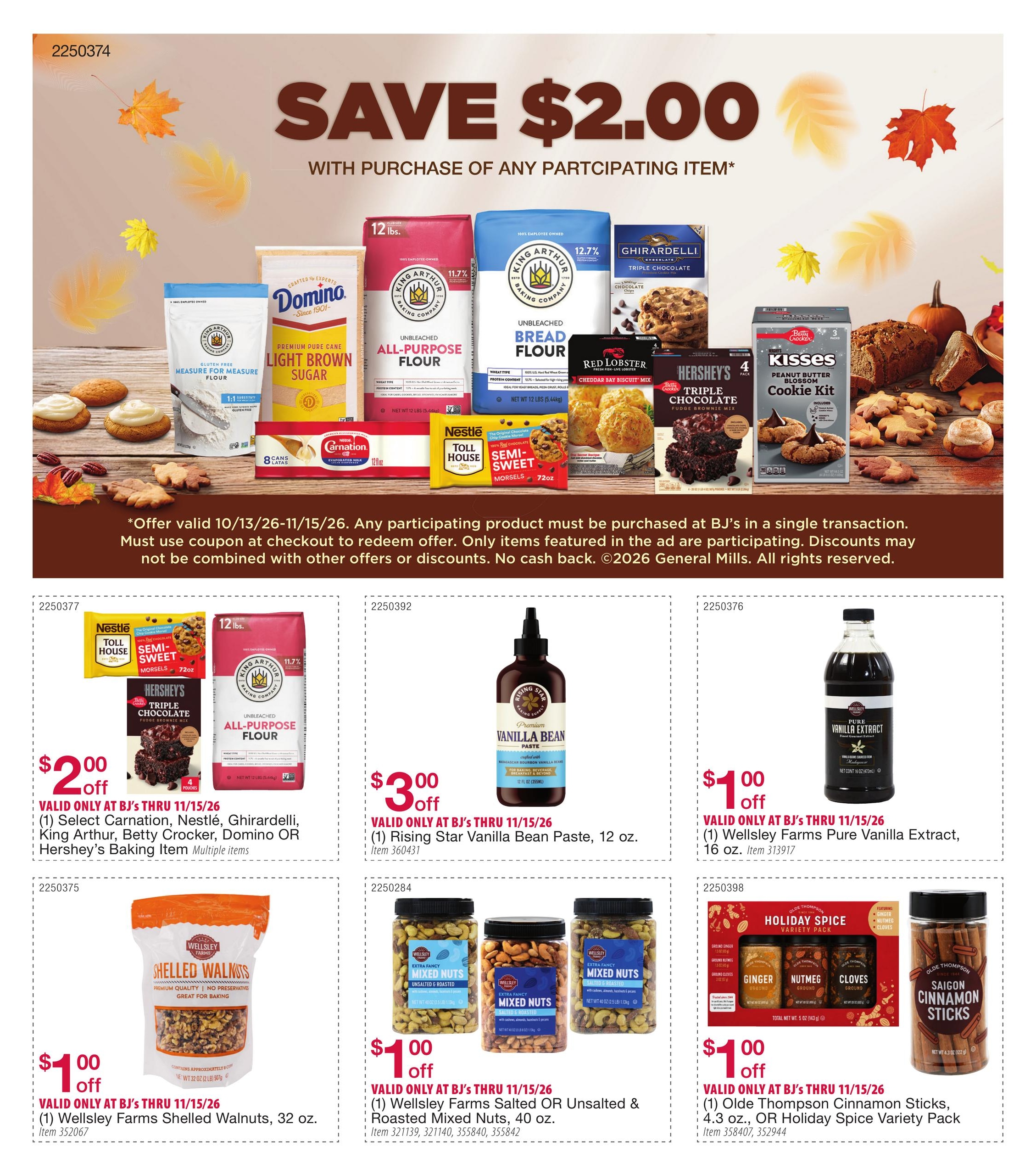 BJ's Wholesale Club Smart Saver Weekly Ad October 13 - November 15, 2026