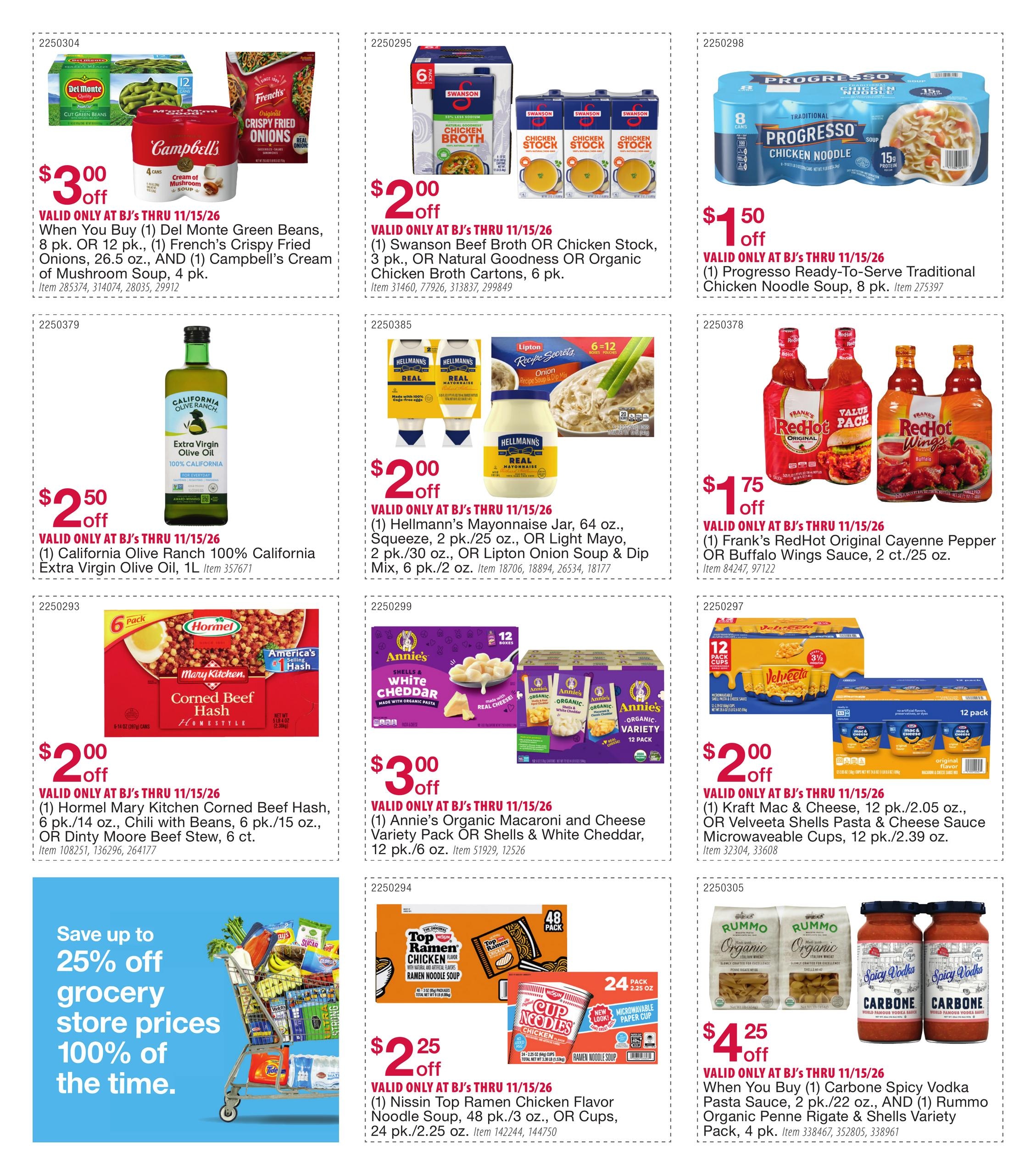 BJ's Wholesale Club Smart Saver Weekly Ad October 13 - November 15, 2026