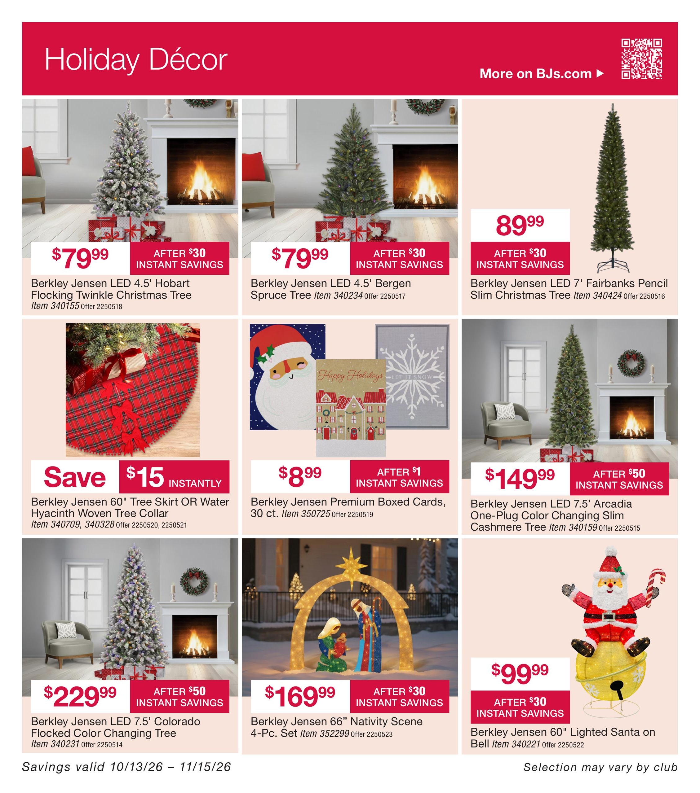 BJ's Wholesale Club Smart Saver Weekly Ad October 13 - November 15, 2026