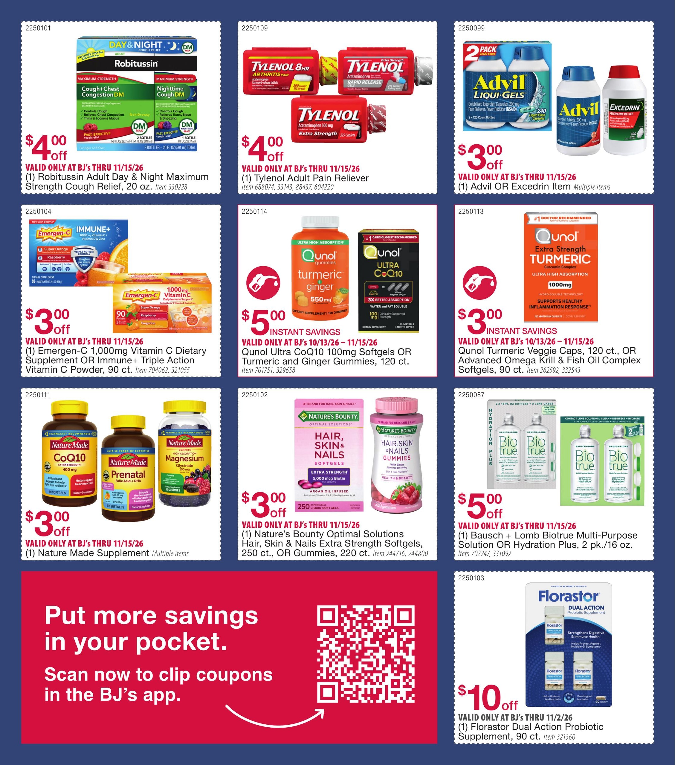 BJ's Wholesale Club Smart Saver Weekly Ad October 13 - November 15, 2026