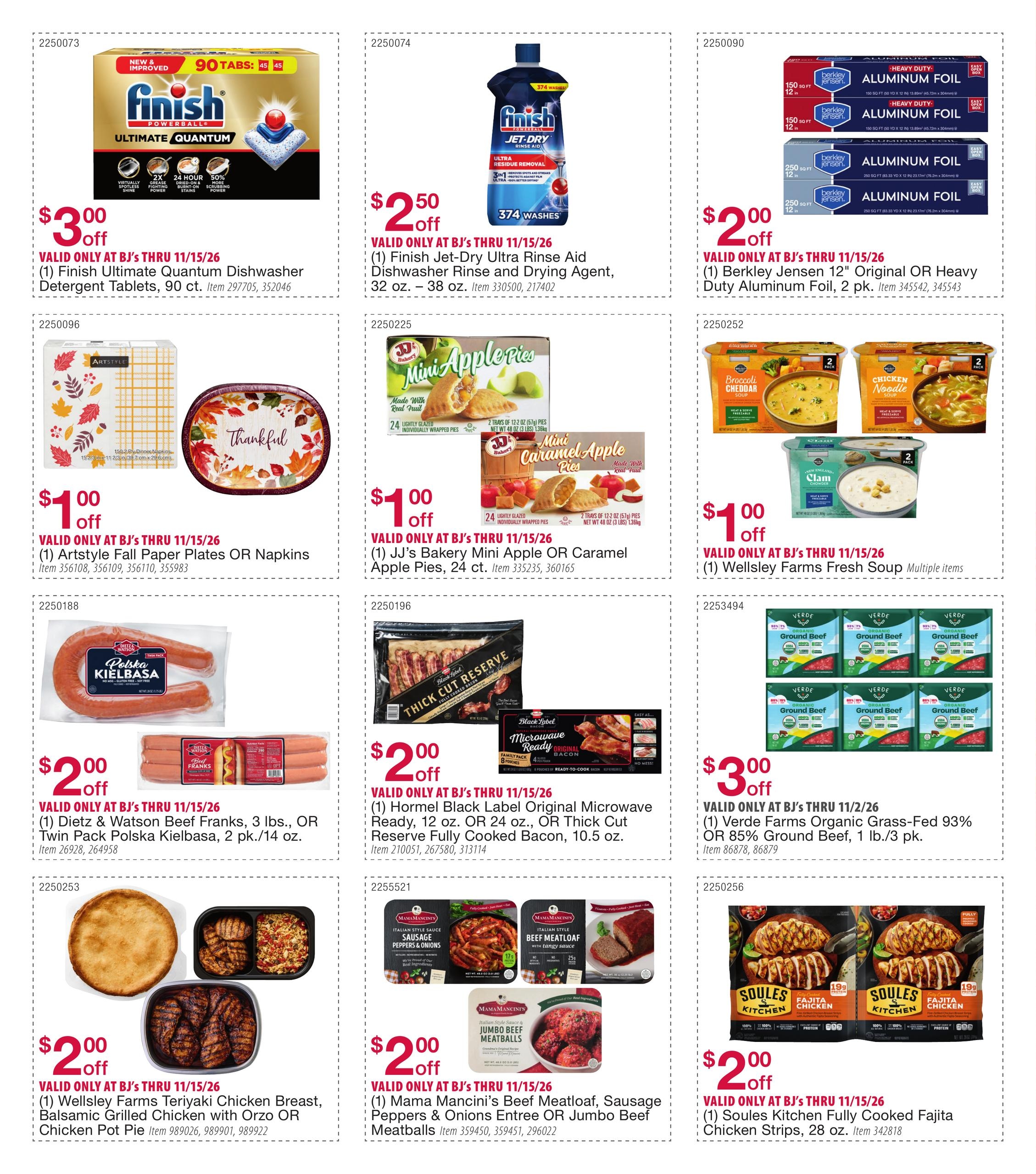 BJ's Wholesale Club Smart Saver Weekly Ad October 13 - November 15, 2026