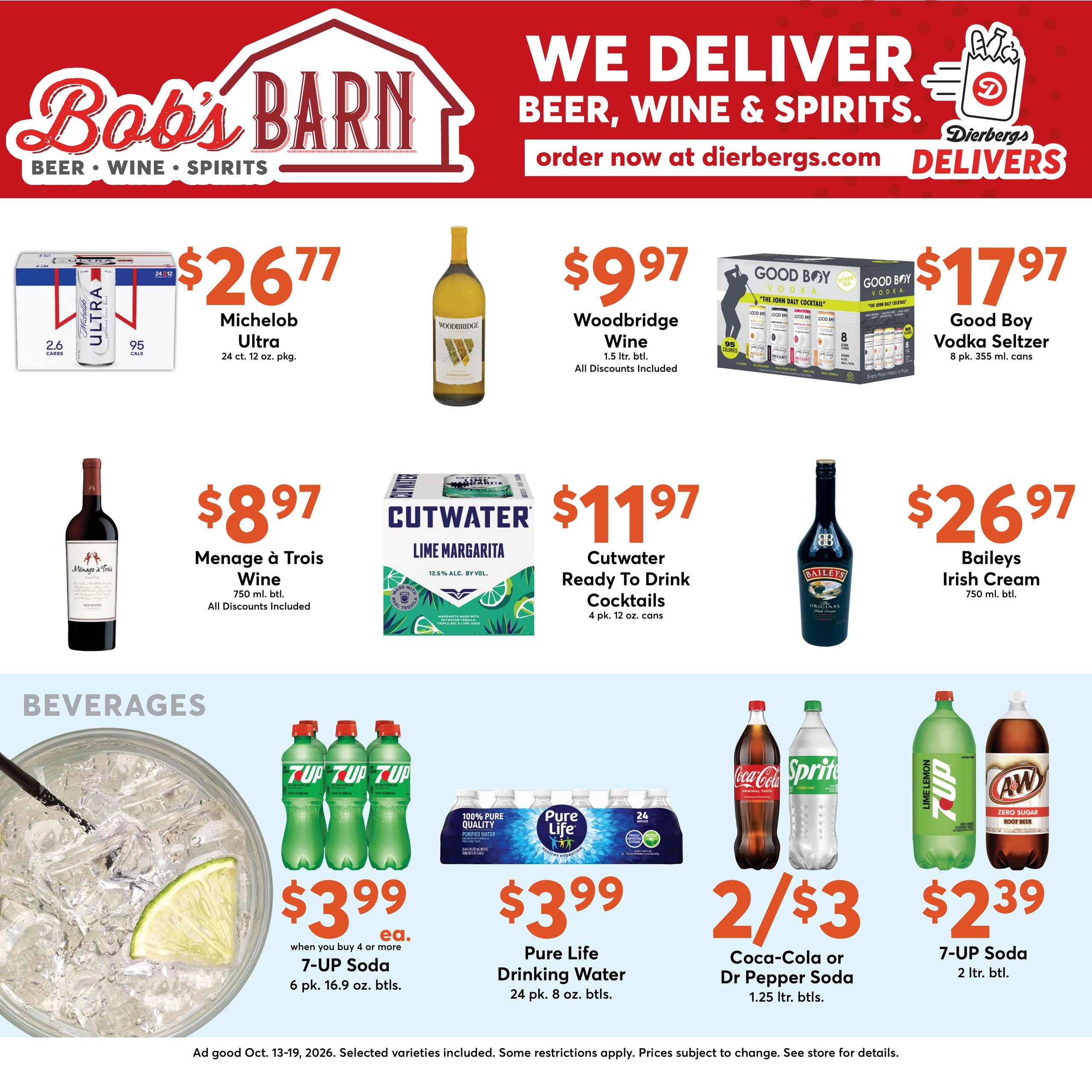 Dierbergs (Cole Camp Area, MO) Weekly Ad October 13 - 19, 2026