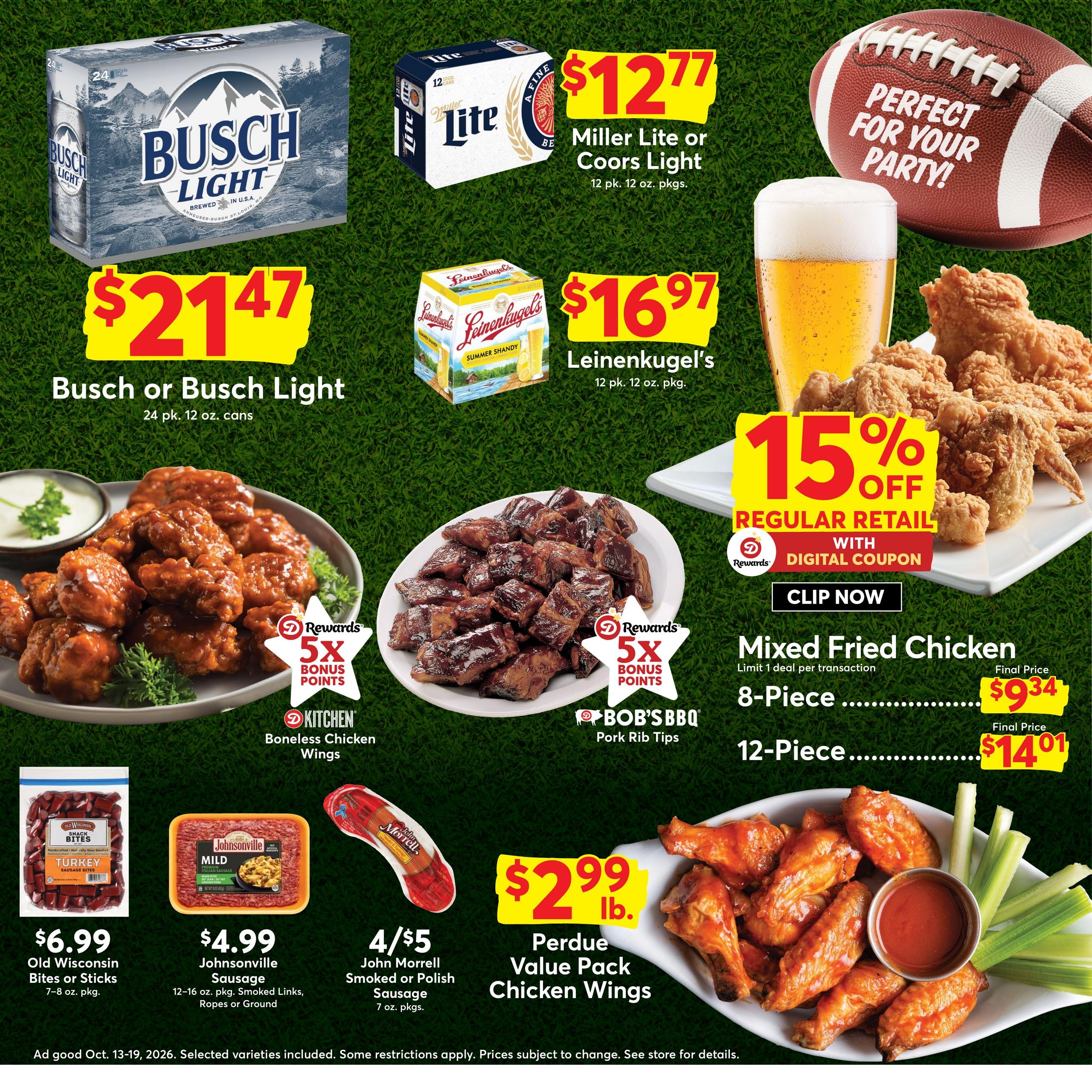 Dierbergs (Cole Camp Area, MO) Weekly Ad October 13 - 19, 2026