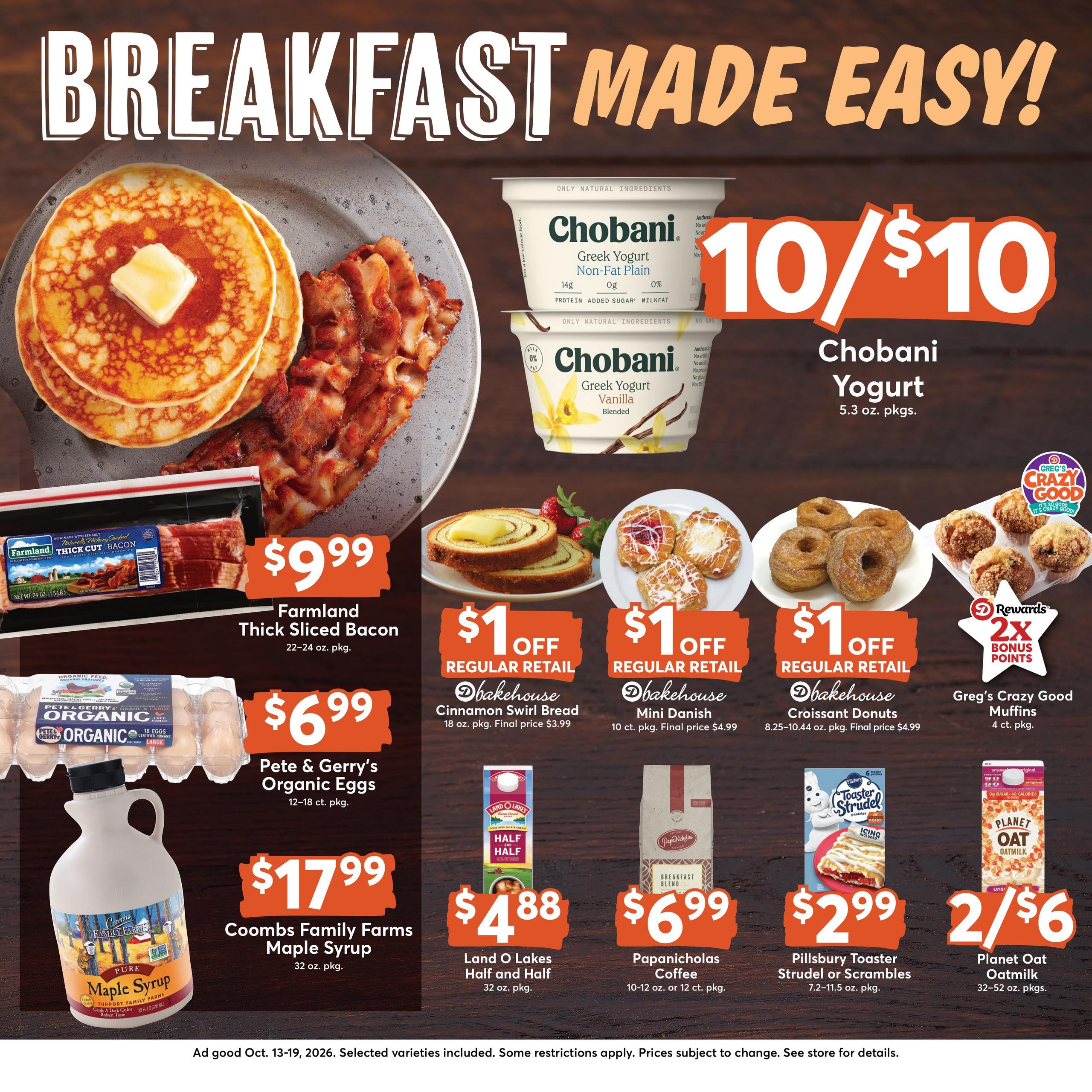 Dierbergs (Cole Camp Area, MO) Weekly Ad October 13 - 19, 2026