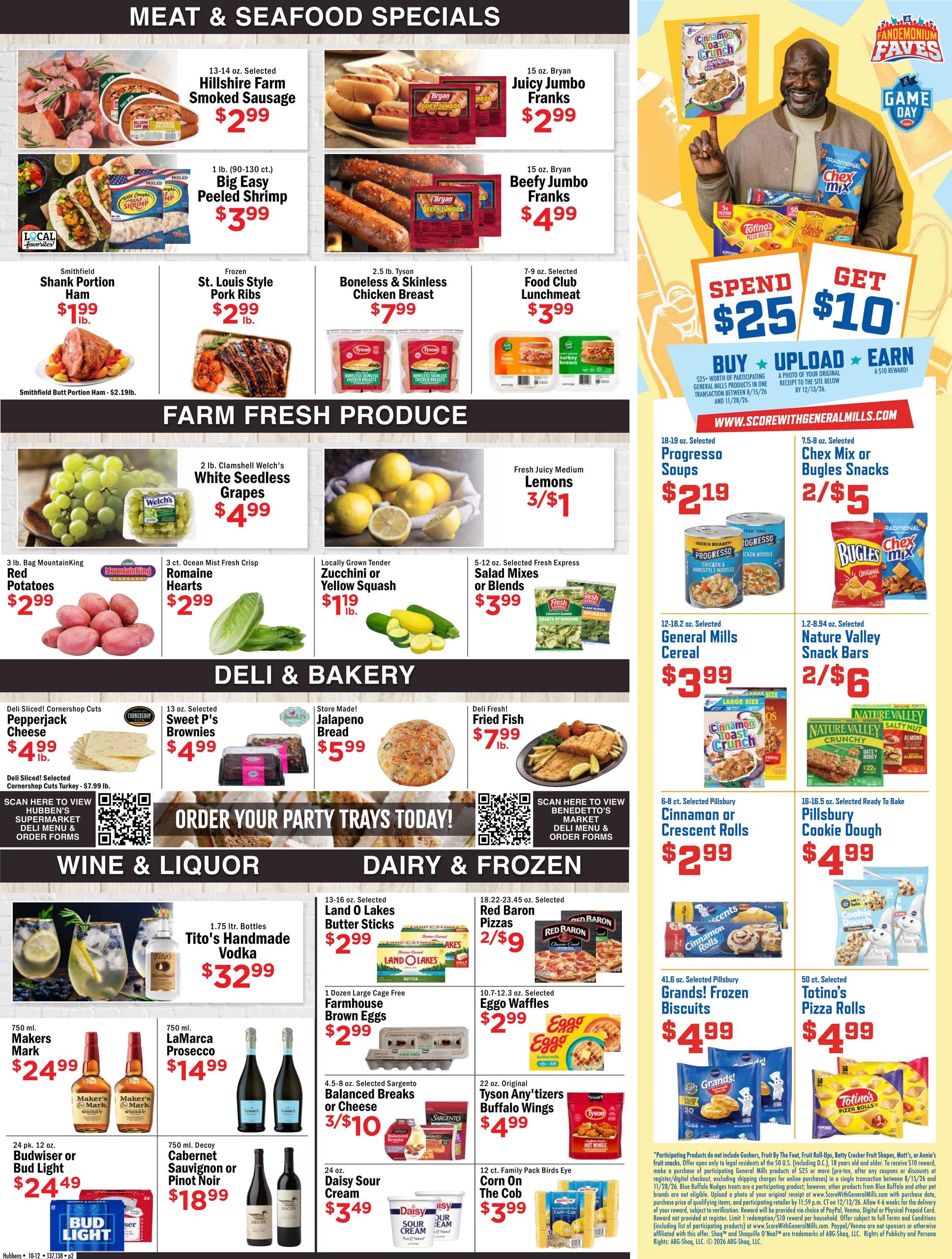 Hubben's Supermarket Weekly Ad October 13 - 19, 2026
