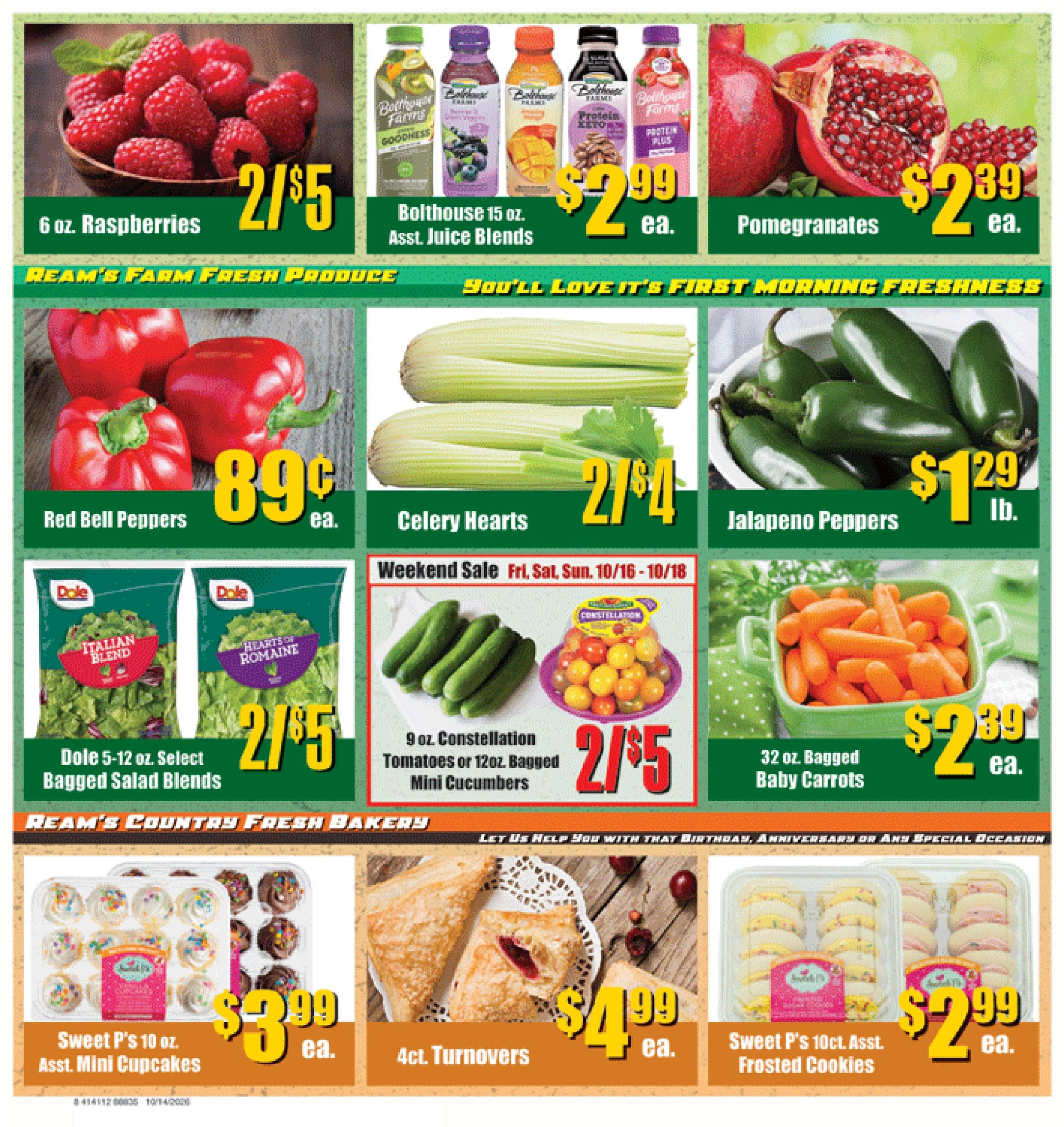 Reams Food Stores Weekly Ad October 13 - 19, 2026