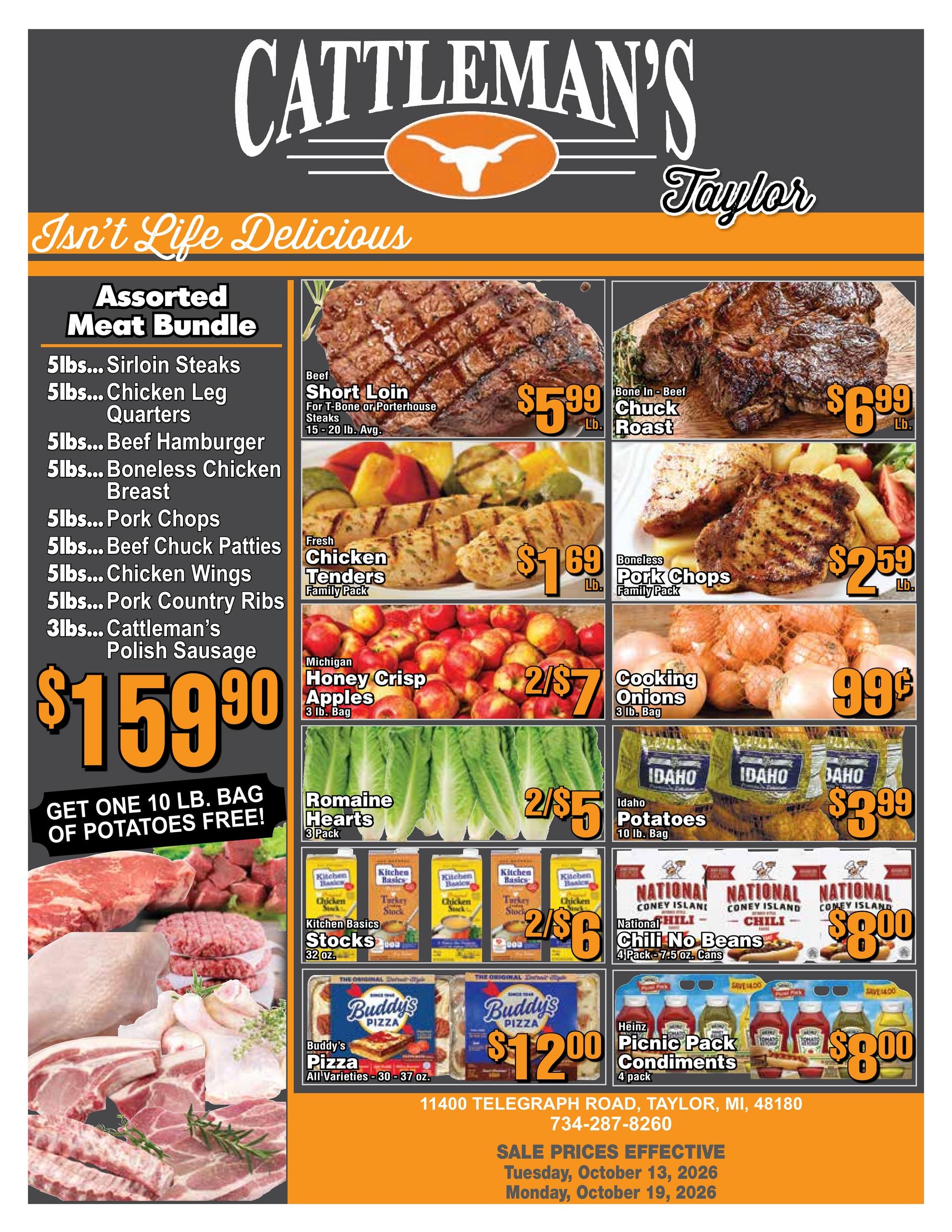 Cattleman's (Detroit-Saline Area, MI) Weekly Ad October 13 - 19, 2026