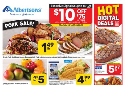 Albertsons (Baldwin Area, LA) Weekly Ad October 14 - 20, 2026