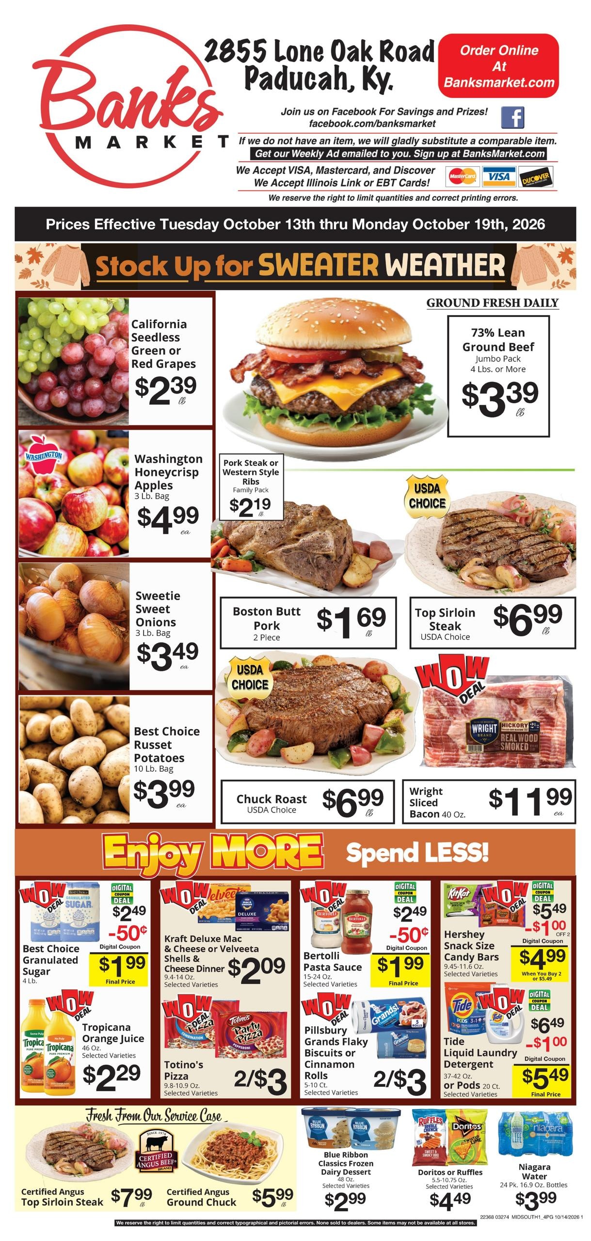 Banks Market Weekly Ad October 13 - 19, 2026