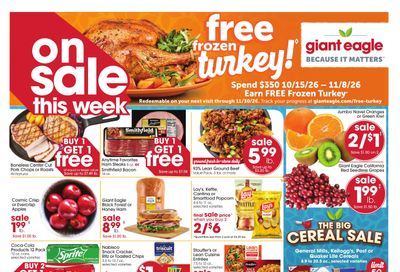 Giant Eagle (Circleville Area, OH) Weekly Ad October 15 - 21, 2026