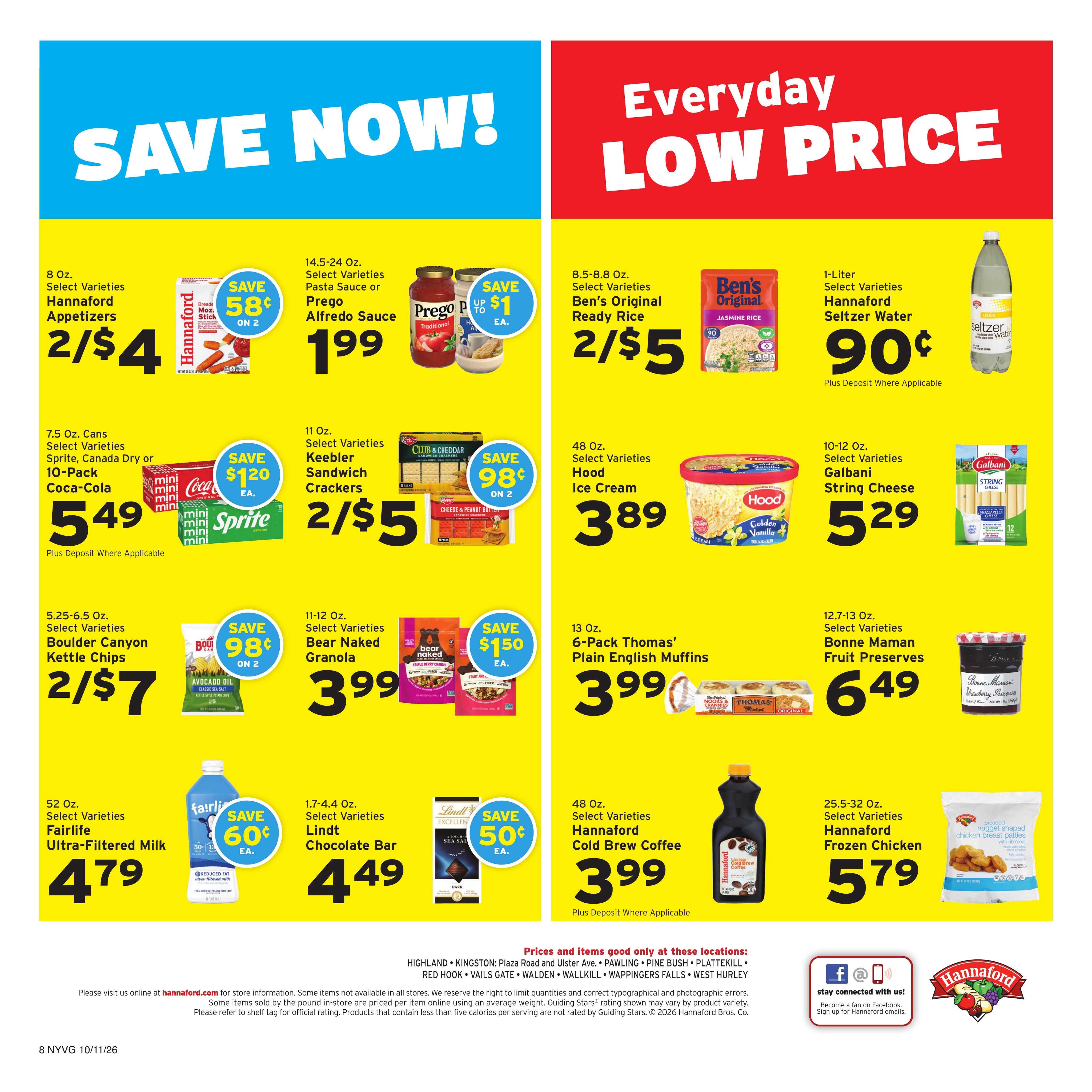 Hannaford (Sherman Area, CT) Week 42 Flyer for Flipp Weekly Ad October 11 - 17, 2026