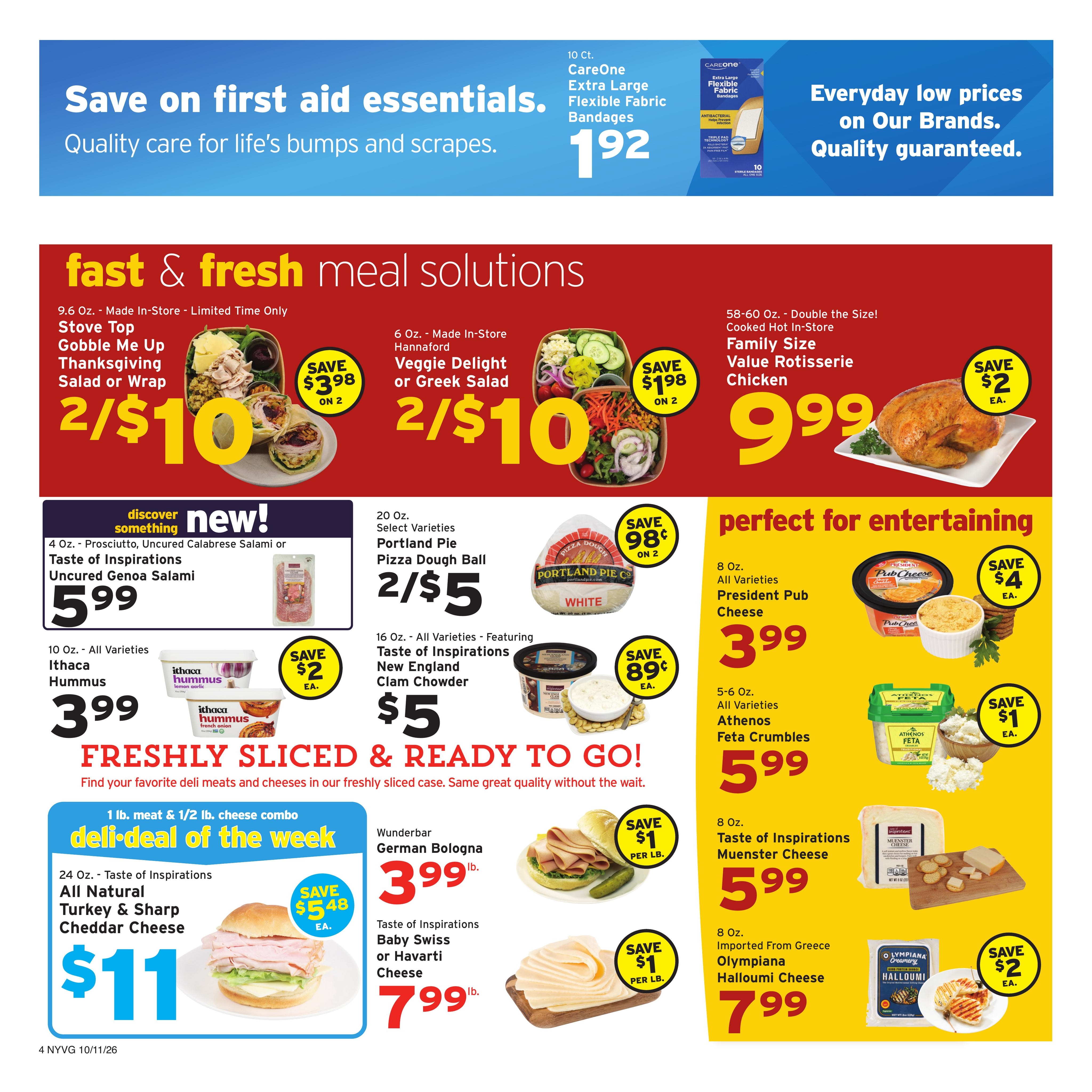 Hannaford (Sherman Area, CT) Week 42 Flyer for Flipp Weekly Ad October 11 - 17, 2026