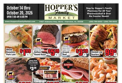 Hopper's Family Market Weekly Ad October 14 - 20, 2026