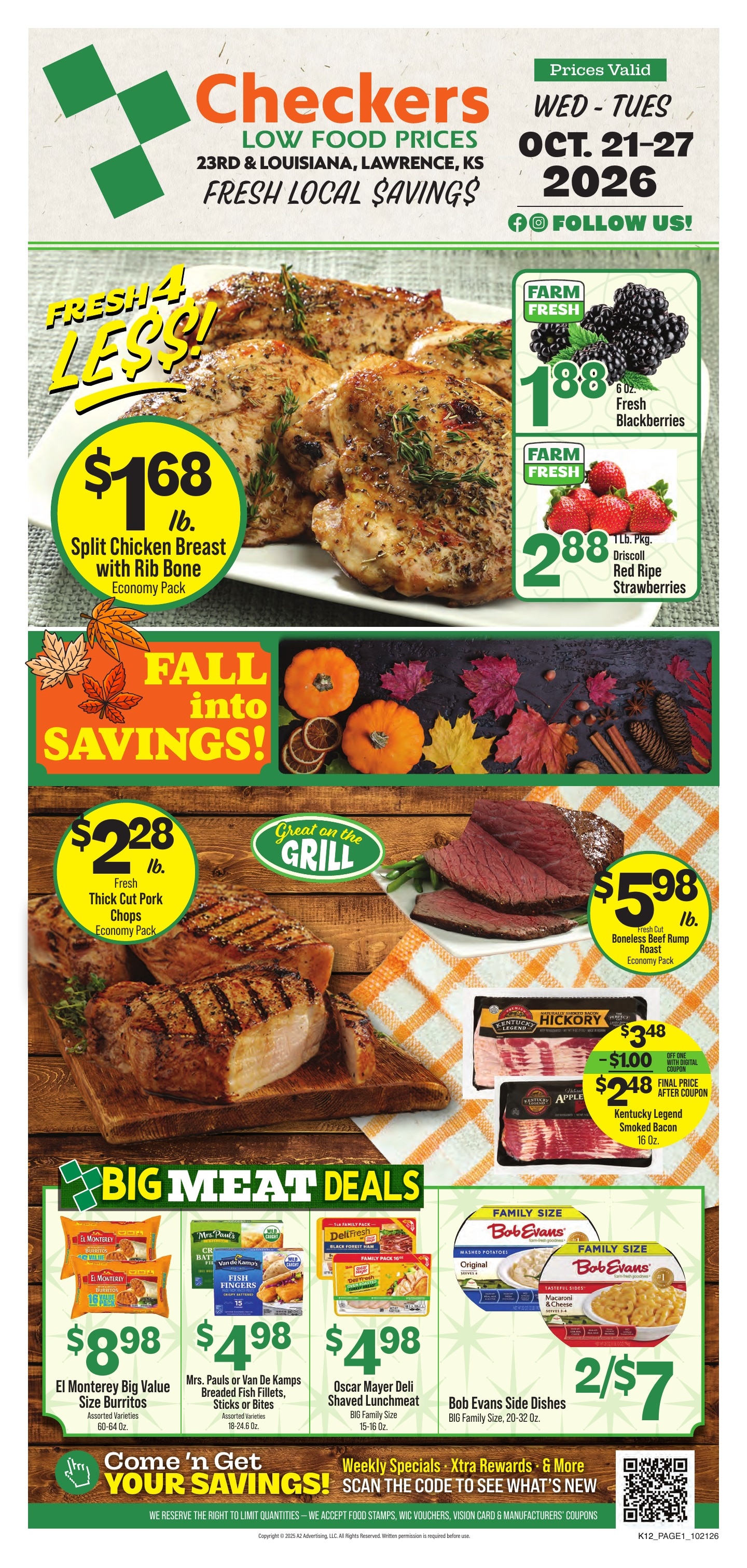 Checkers Foods Weekly Ad October 21 - 27, 2026