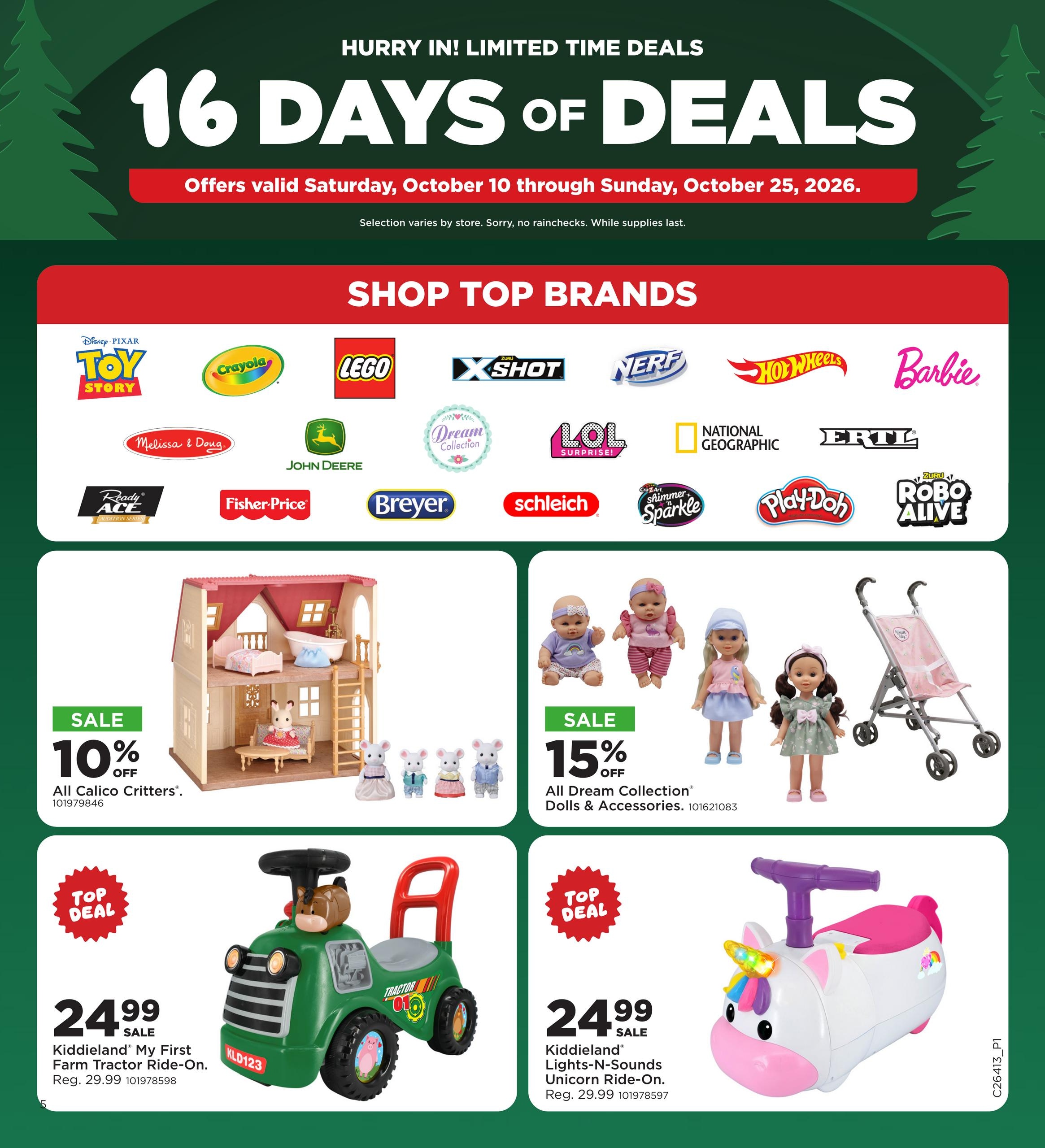 Fleet Farm Toyland Deals Weekly Ad October 10 - 25, 2026