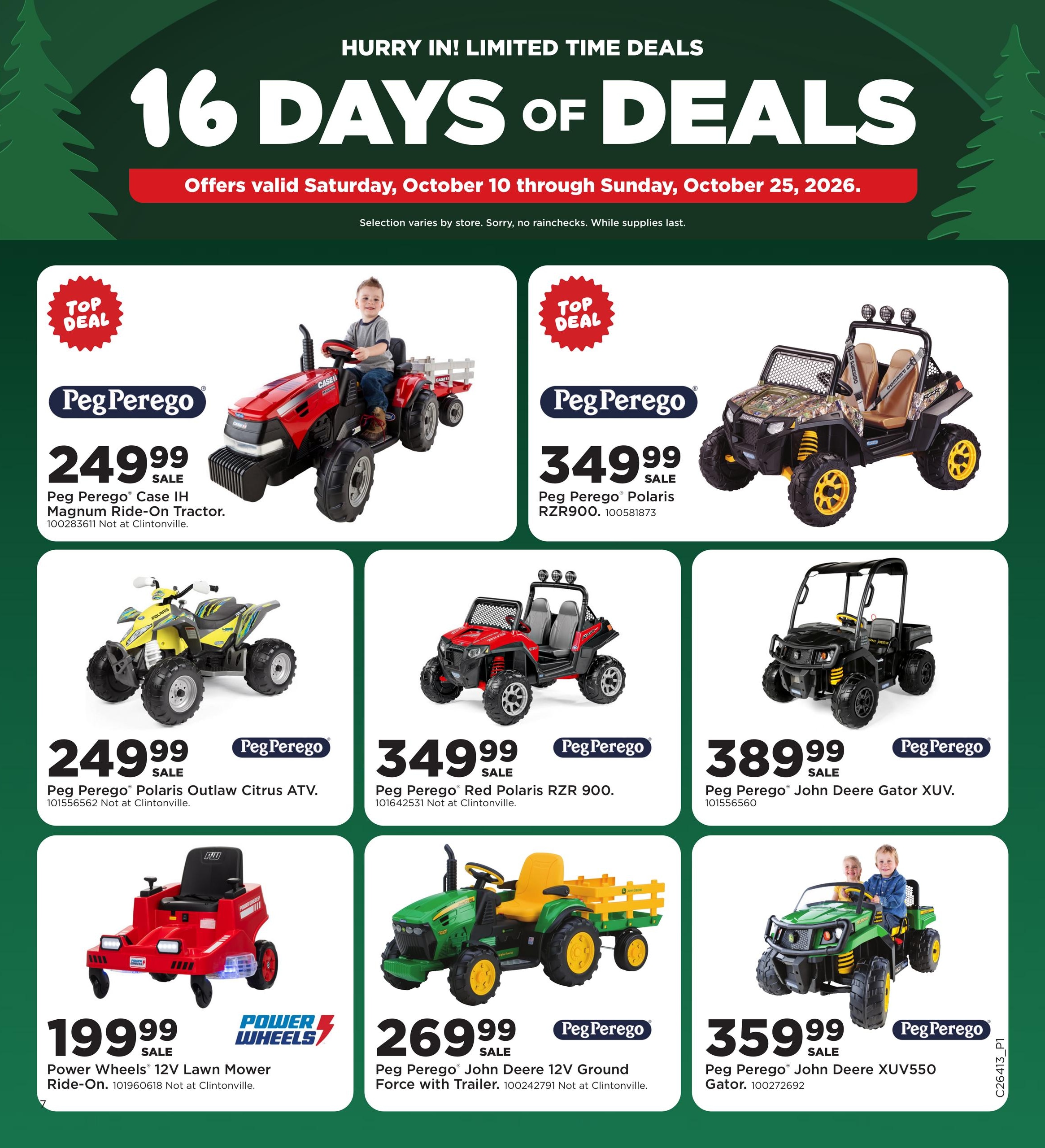 Fleet Farm Toyland Deals Weekly Ad October 10 - 25, 2026