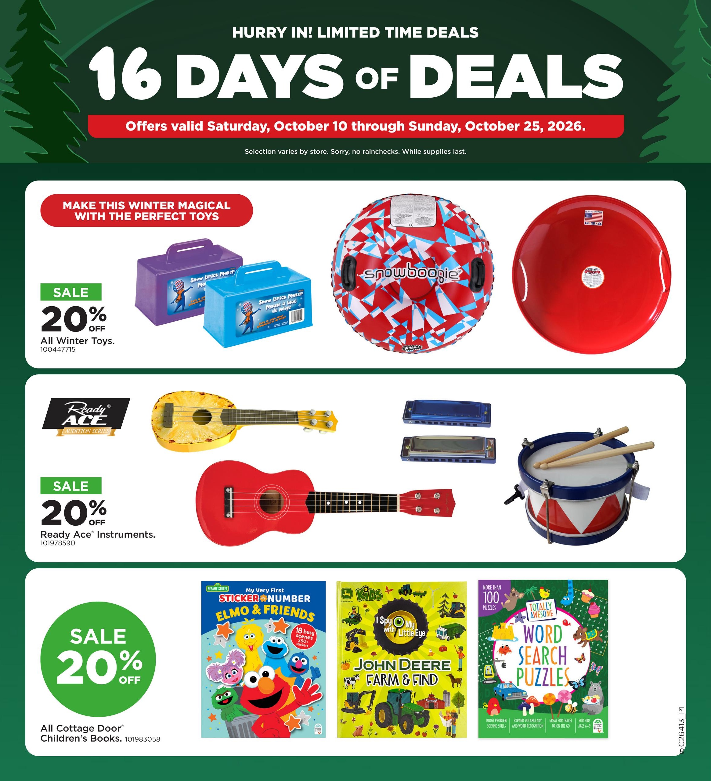 Fleet Farm Toyland Deals Weekly Ad October 10 - 25, 2026