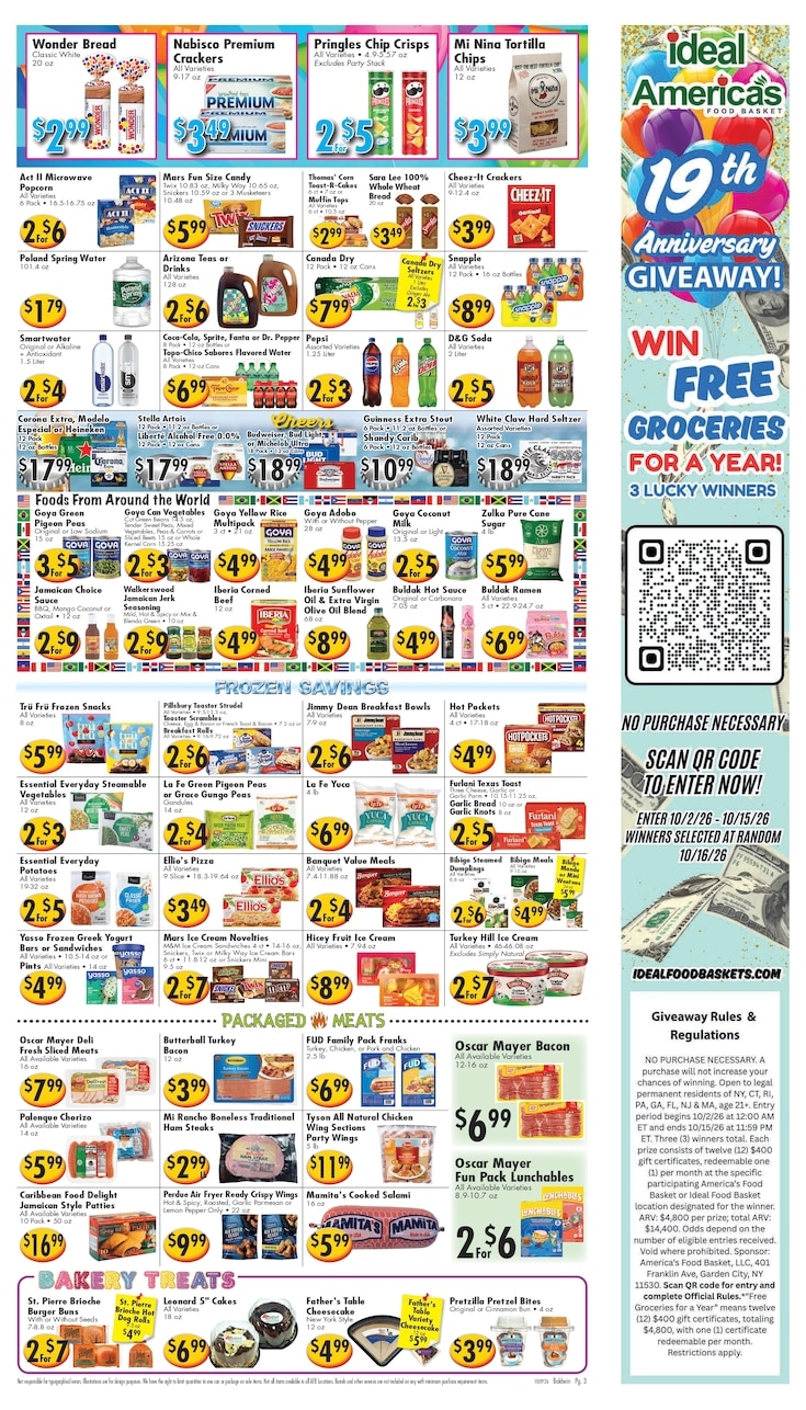 America's Food Basket (Merrick, NY) Weekly Ad October 9 - 15, 2026