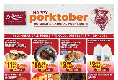 LaBonne's Markets Weekly Ad October 16 - 22, 2026