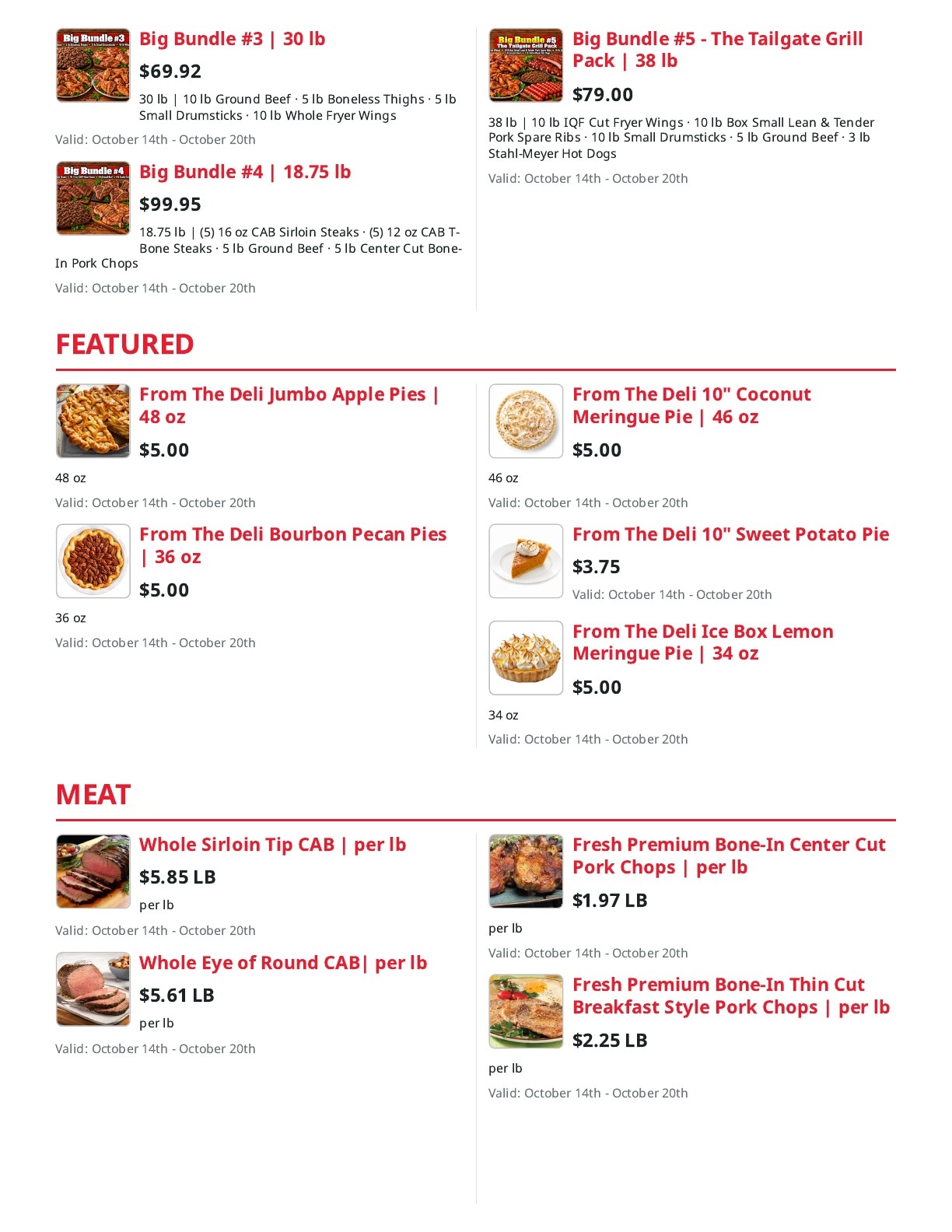 Piggly Wiggly Wetumpka Weekly Ad October 14 - 20, 2026