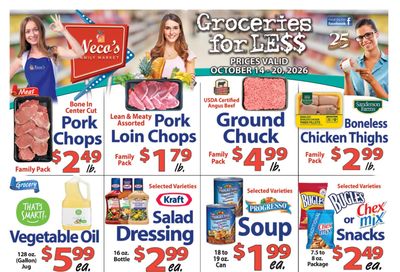 Neco's Family Market Weekly Ad October 14 - 20, 2026