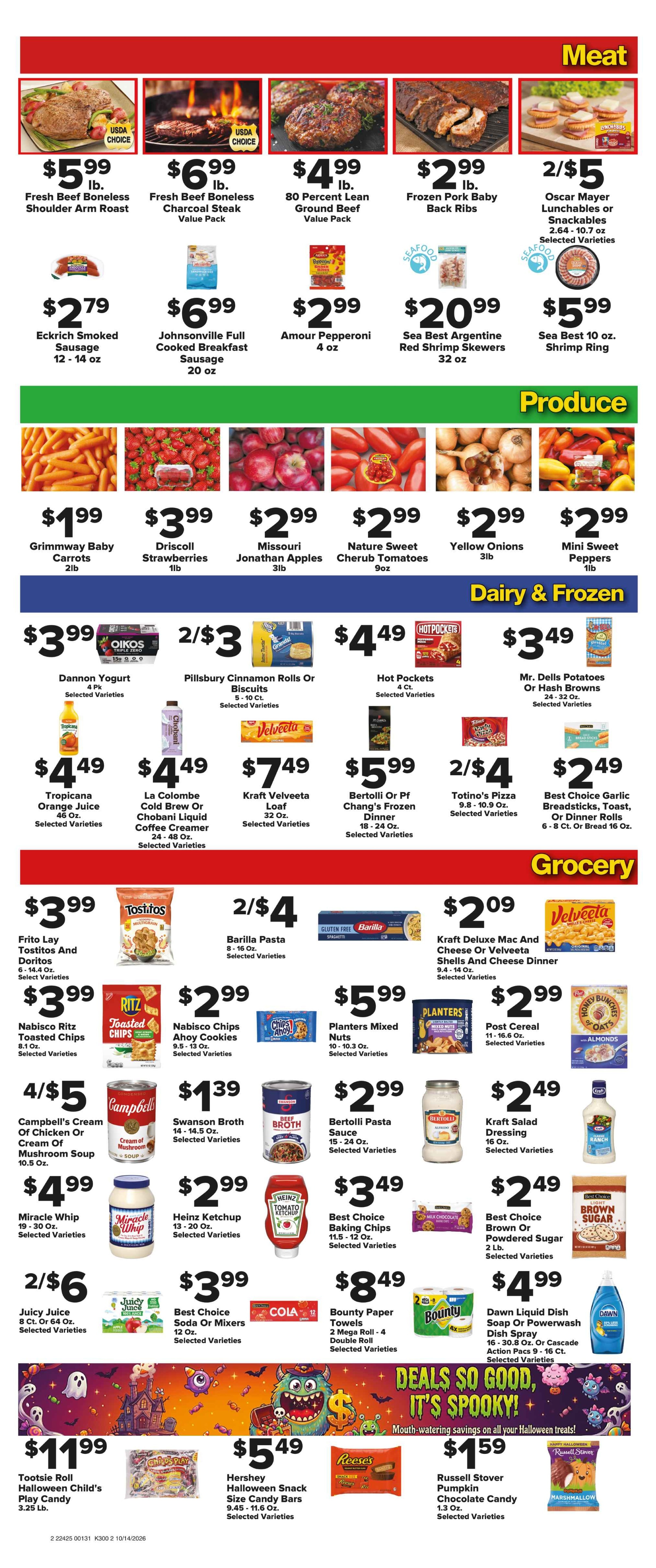 Carney's Supermarket Weekly Ad October 14 - 20, 2026