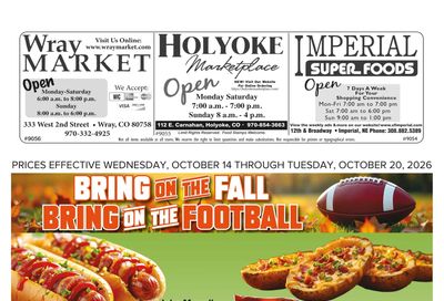 Imperial Superfoods Great Deals This Week! Weekly Ad October 14 - 20, 2026