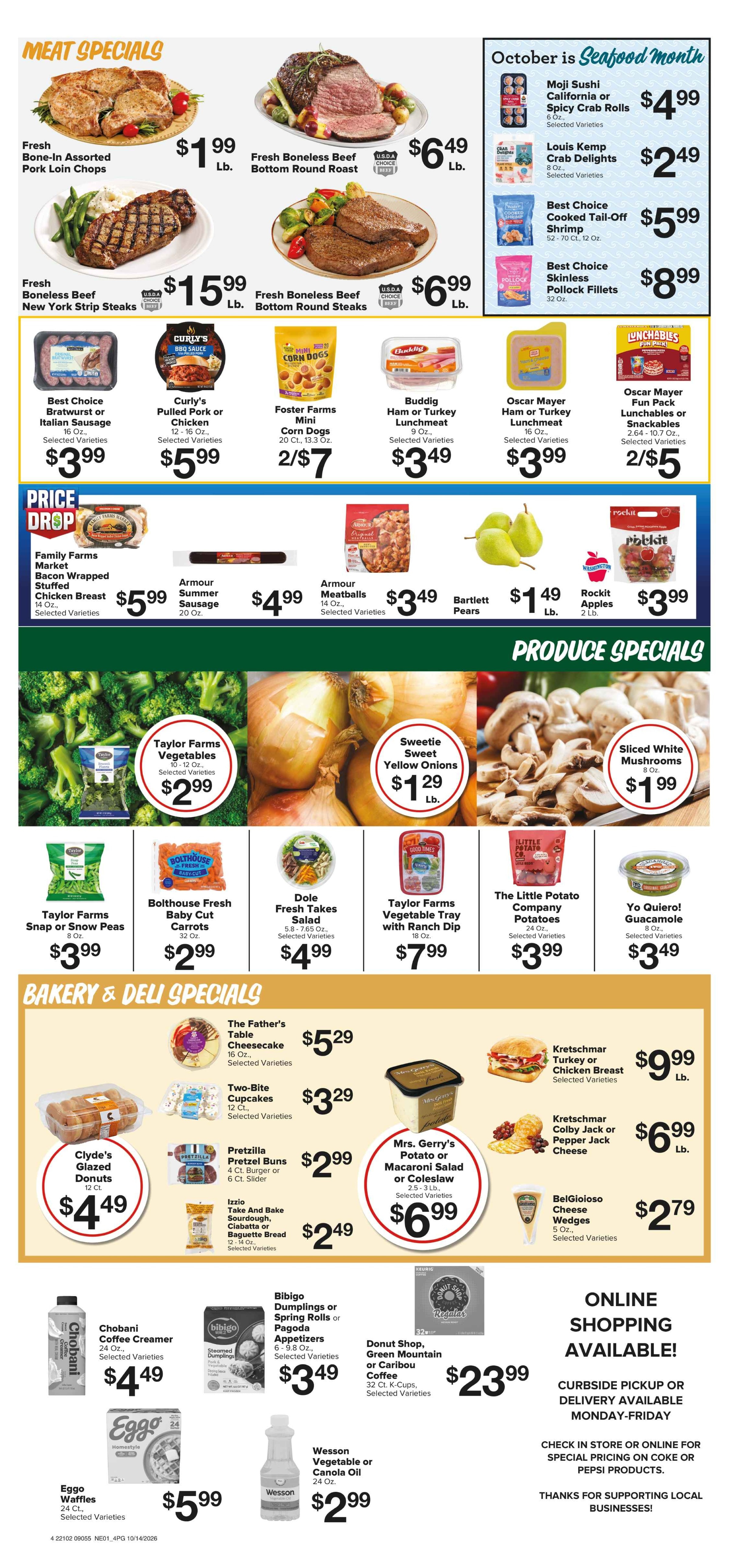 Imperial Superfoods Great Deals This Week! Weekly Ad October 14 - 20, 2026