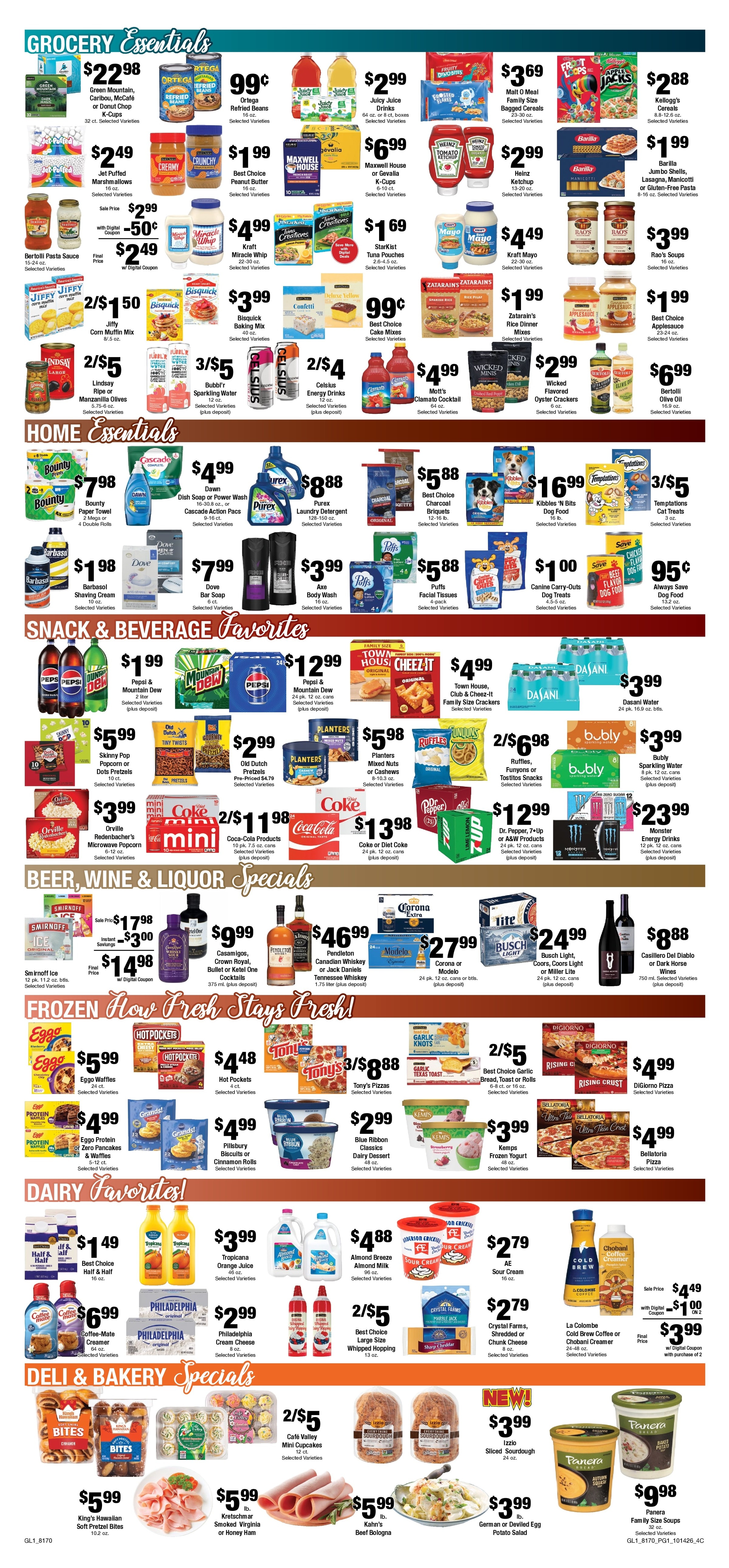 Big G Foods Great Deals This Week! Weekly Ad October 14 - 20, 2026