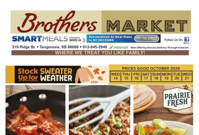 Brothers Market (Tonganoxie, KS) Weekly Ad October 14 - 21, 2026