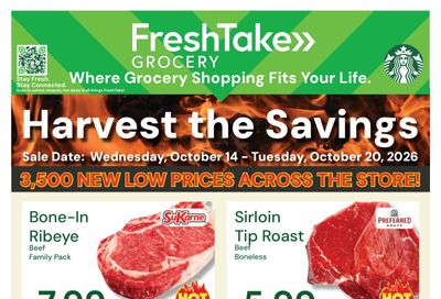 FreshTake Grocery Weekly Ad October 14 - 20, 2026