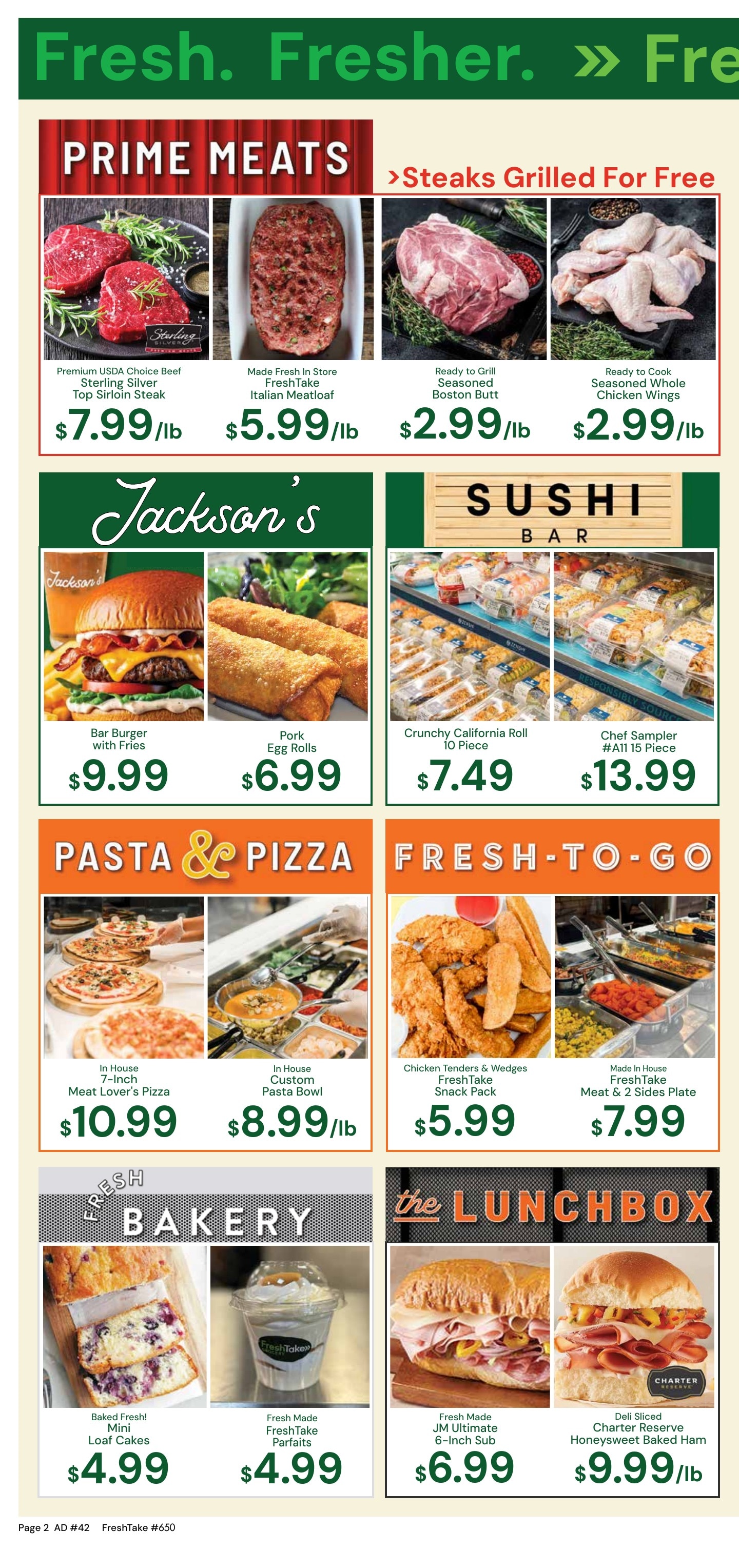 FreshTake Grocery Weekly Ad October 14 - 20, 2026