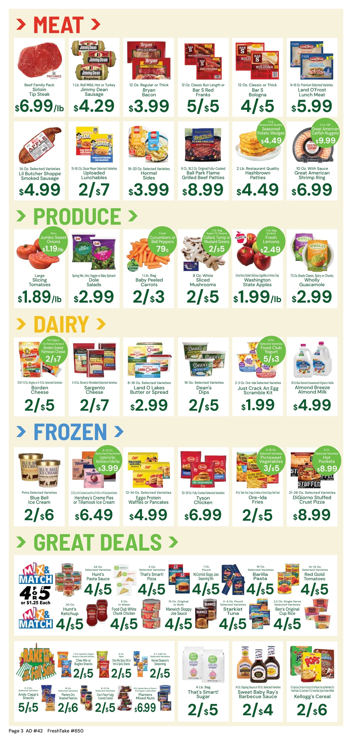 FreshTake Grocery Weekly Ad October 14 - 20, 2026