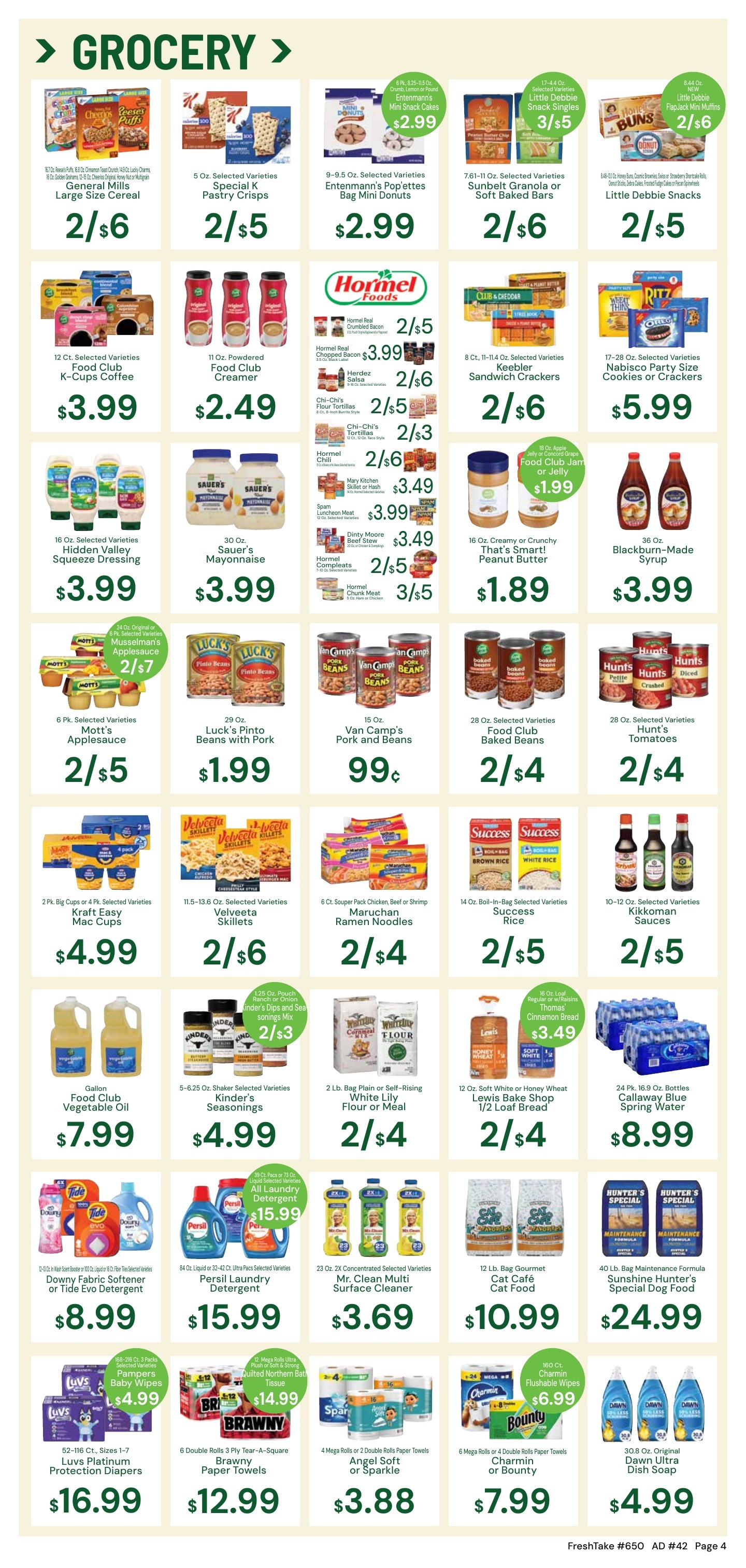 FreshTake Grocery Weekly Ad October 14 - 20, 2026
