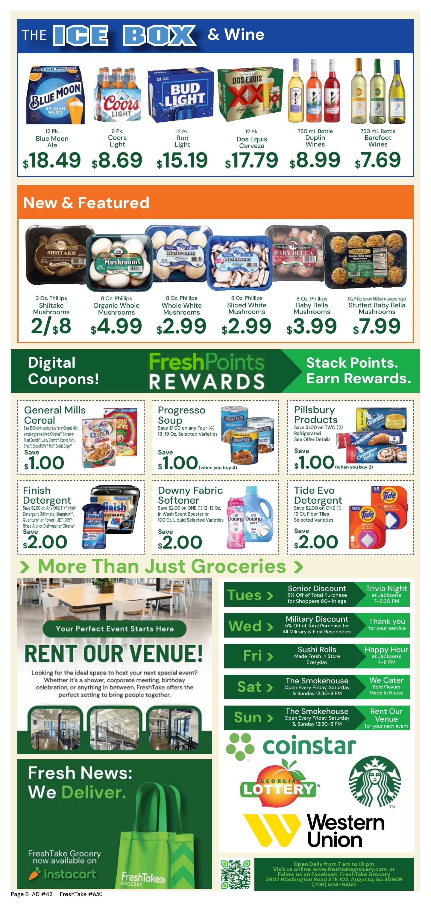 FreshTake Grocery Weekly Ad October 14 - 20, 2026