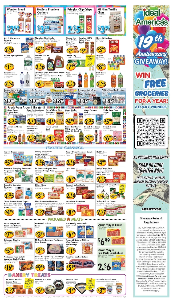 America's Food Basket (Rhode Island) Weekly Ad October 9 - 15, 2026