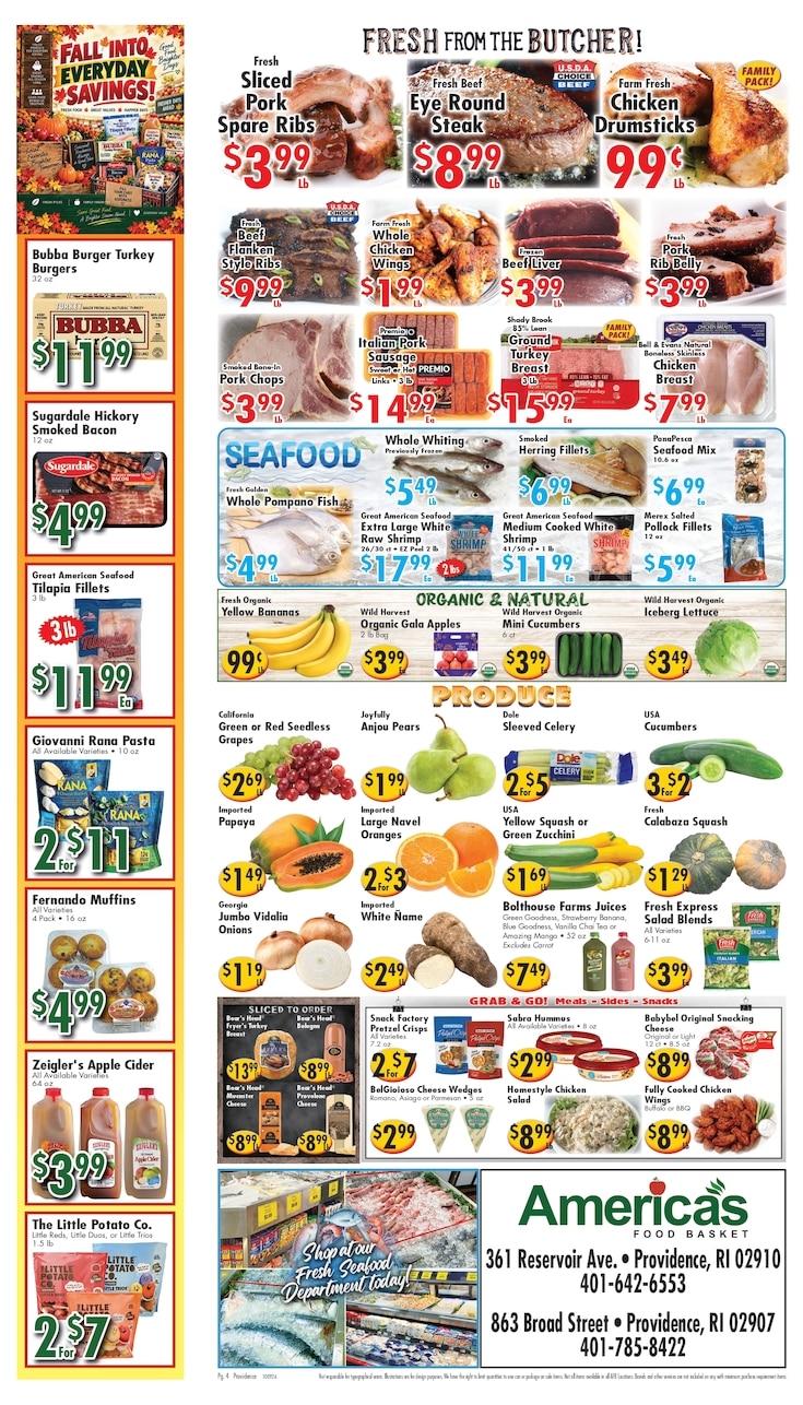 America's Food Basket (Rhode Island) Weekly Ad October 9 - 15, 2026