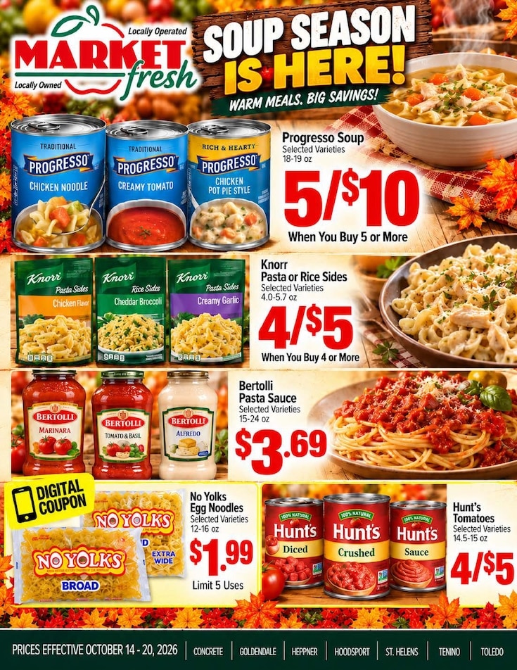 Concrete Market Fresh Weekly Ad October 14 - 20, 2026