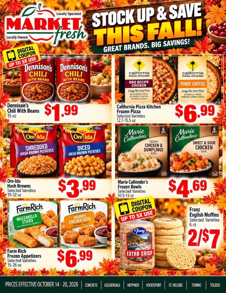 Concrete Market Fresh Weekly Ad October 14 - 20, 2026