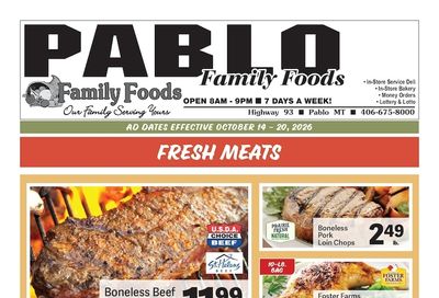 Pablo Family Foods Weekly Ad October 14 - 20, 2026