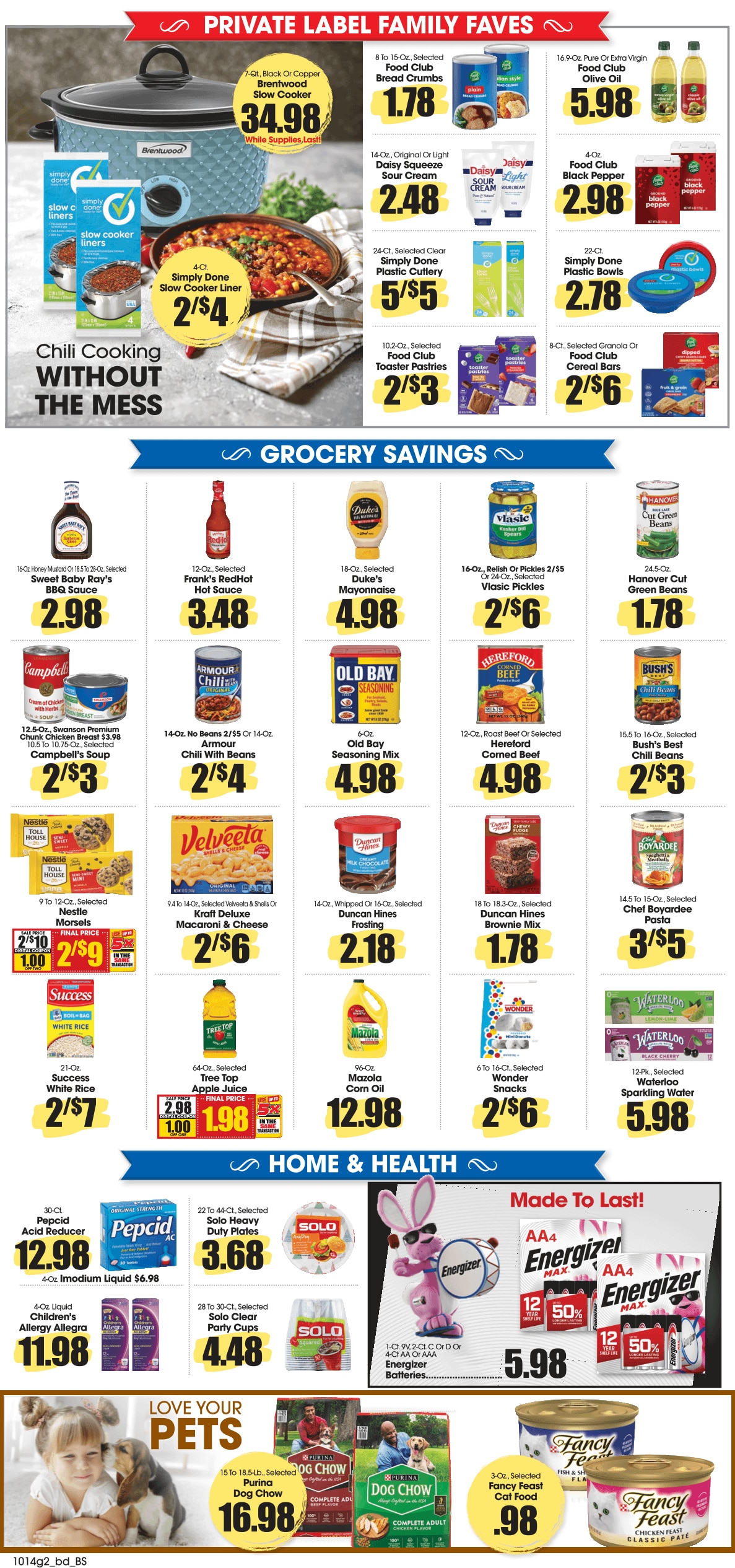 B&T's Food Fresh Market Weekly Ad October 14 - 20, 2026