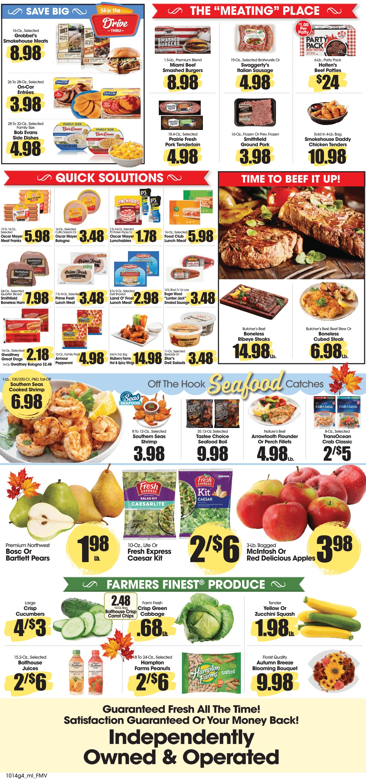 B&T's Food Fresh Market Weekly Ad October 14 - 20, 2026