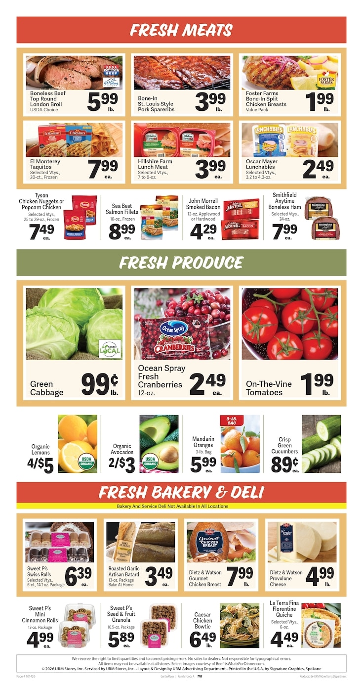 Dan's Food Market Weekly Ad October 14 - 20, 2026