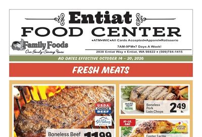 Entiat Food Center Weekly Ad October 14 - 20, 2026